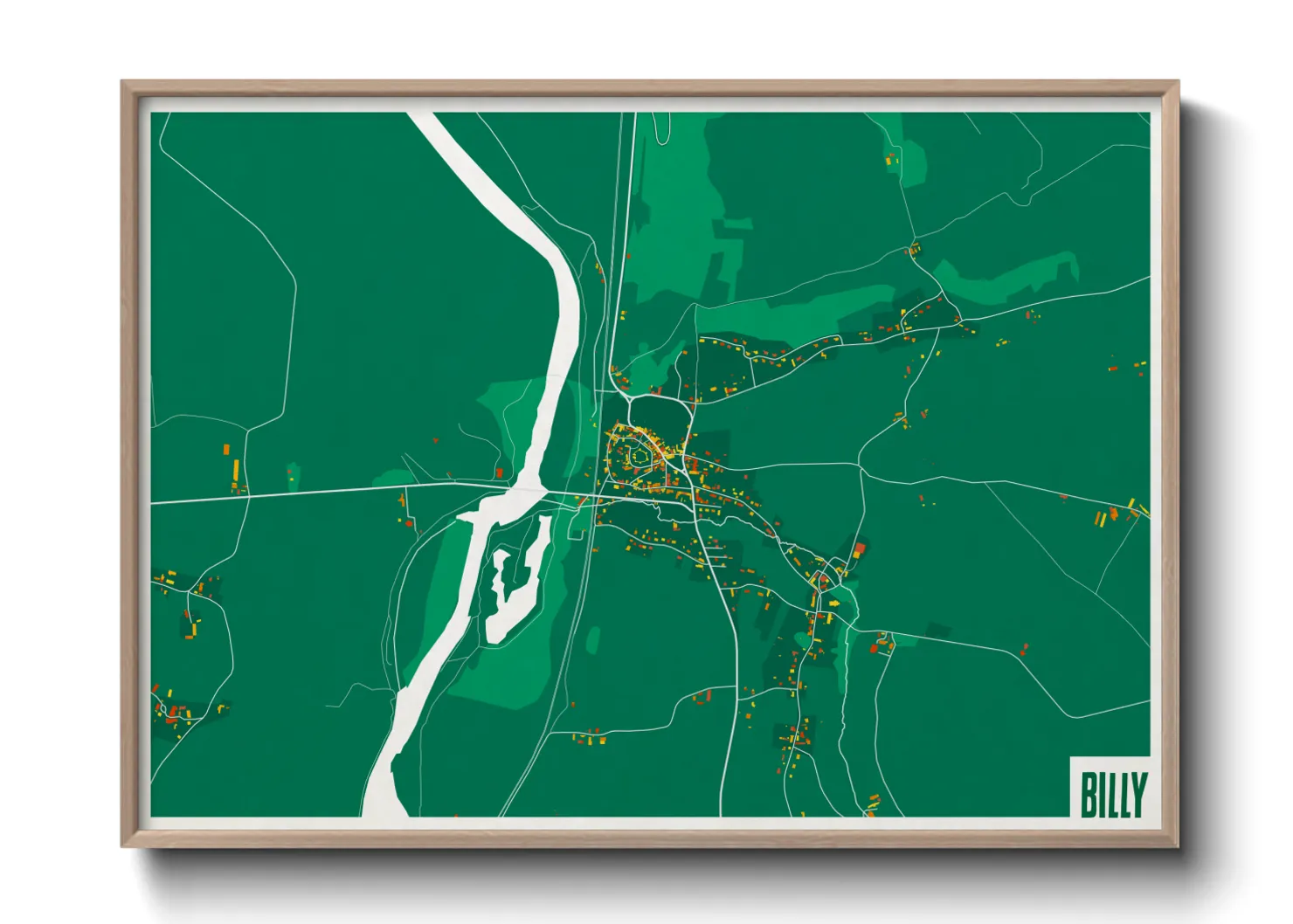 Une affiche de carte sur Billy