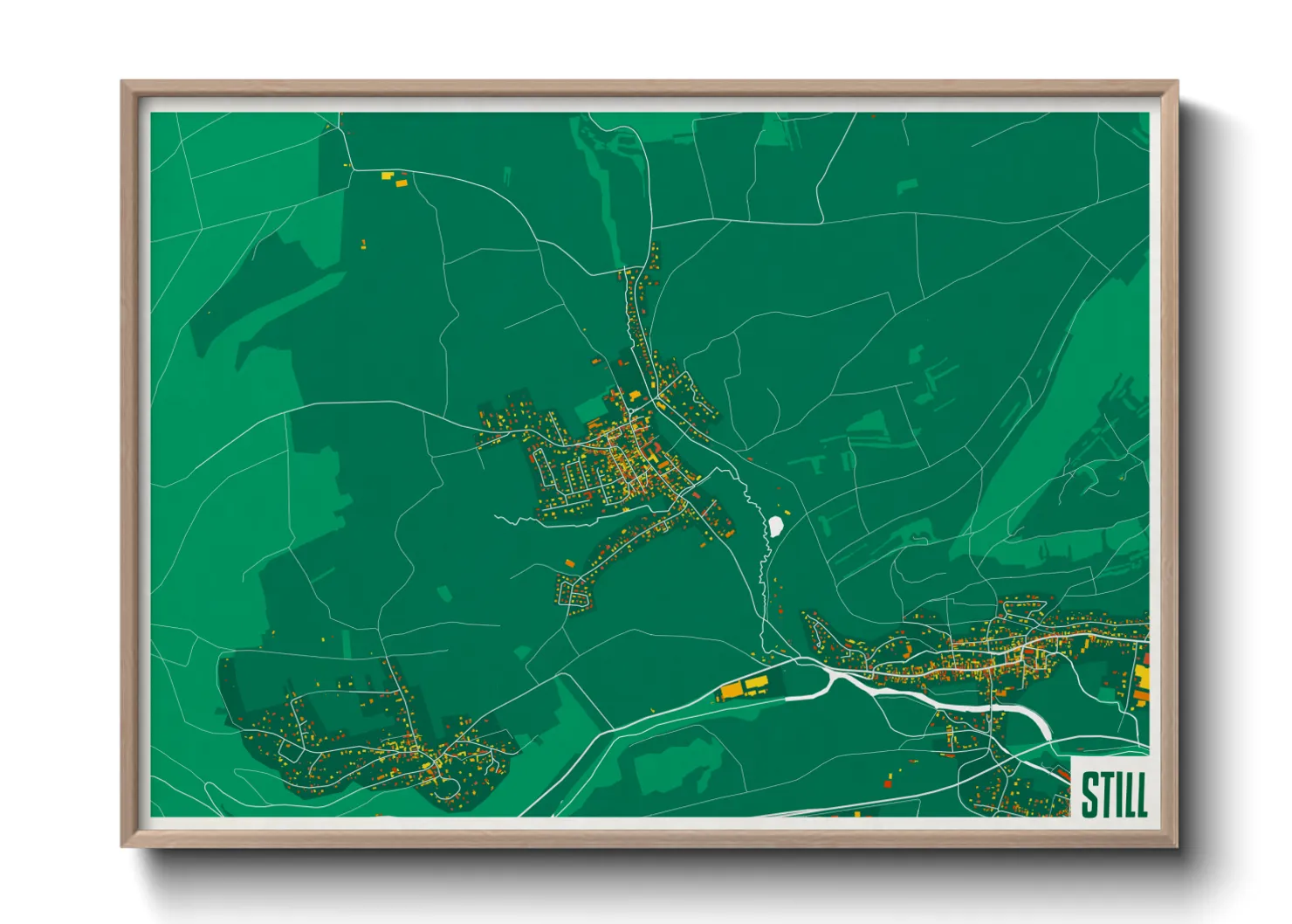 Une affiche de carte sur Still