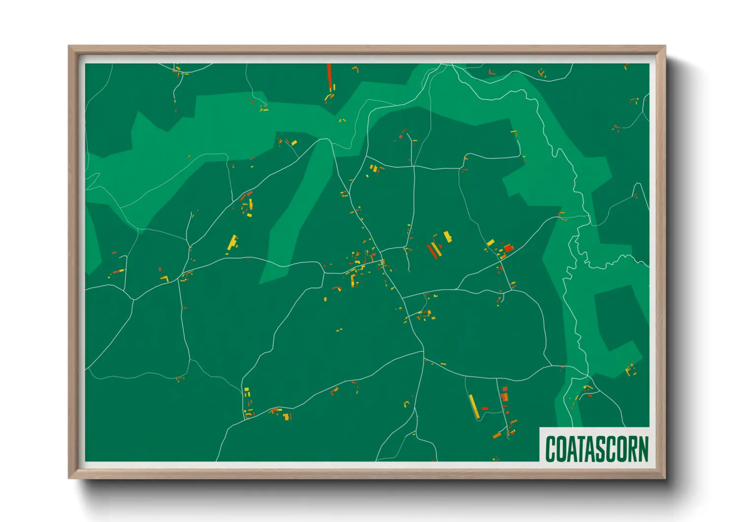 Une affiche de carte sur Coatascorn