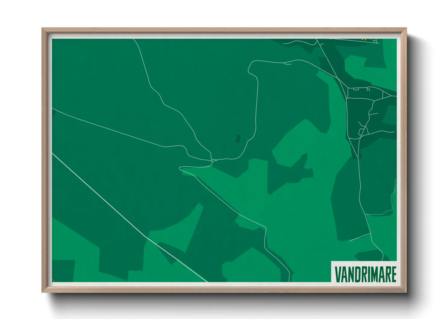 Une affiche de carte sur Vandrimare