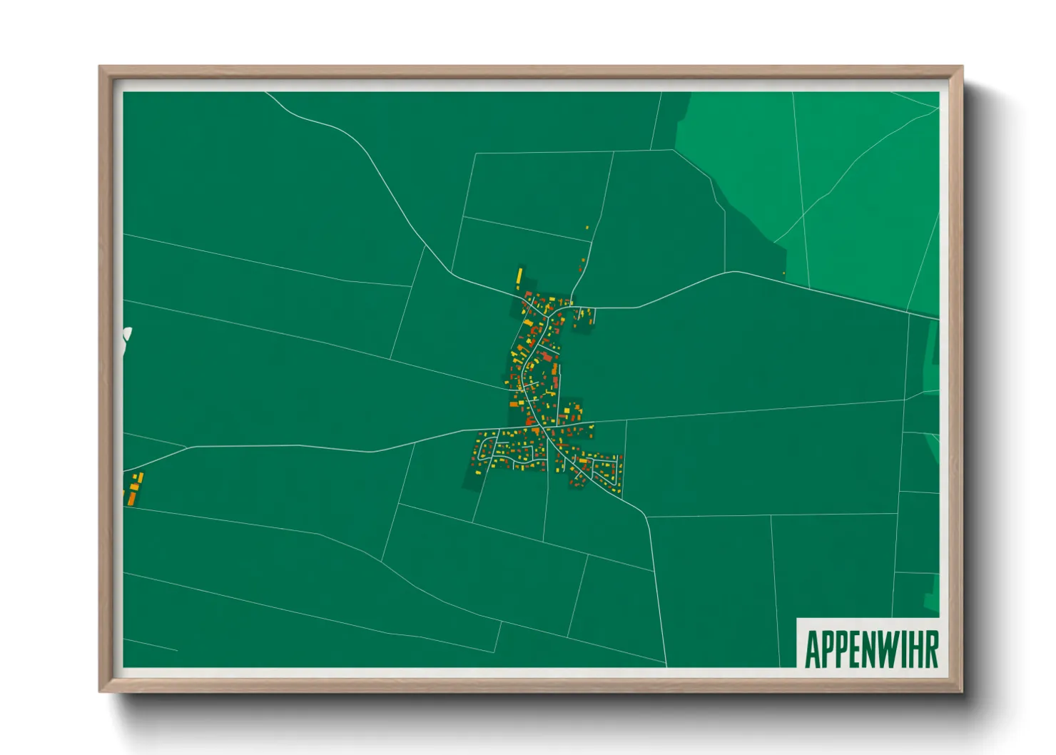 Une affiche de carte sur Appenwihr