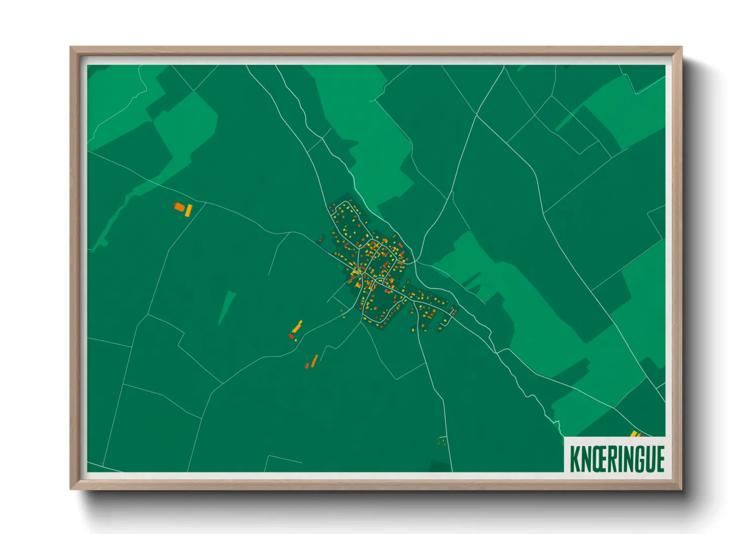 Une affiche de carte sur Knœringue