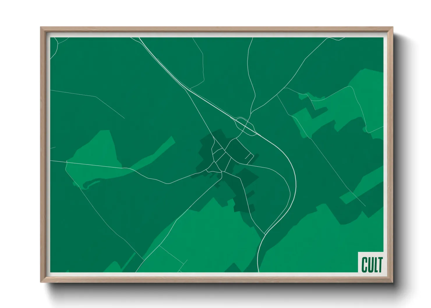 Une affiche de carte sur Cult