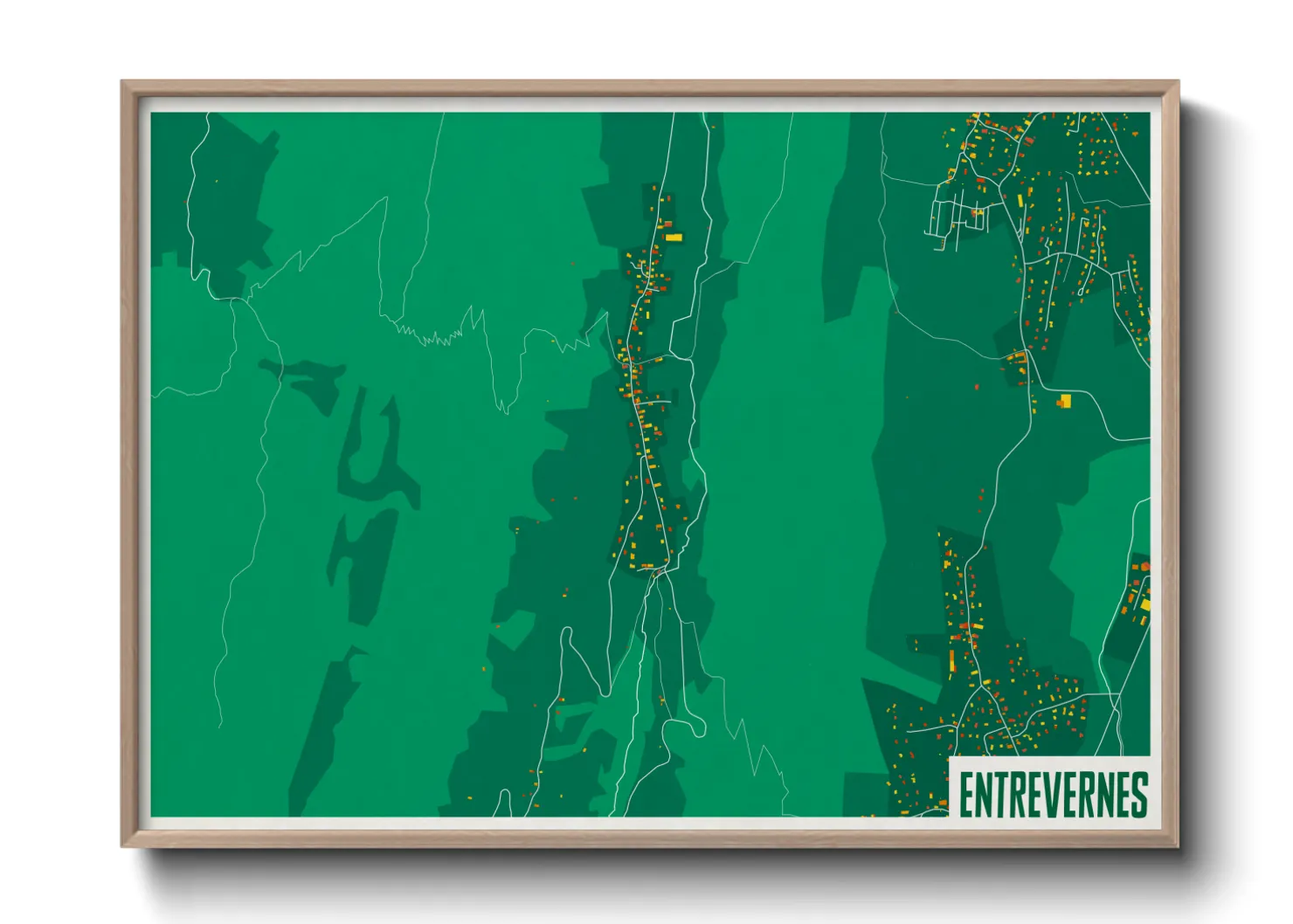 Une affiche de carte sur Entrevernes