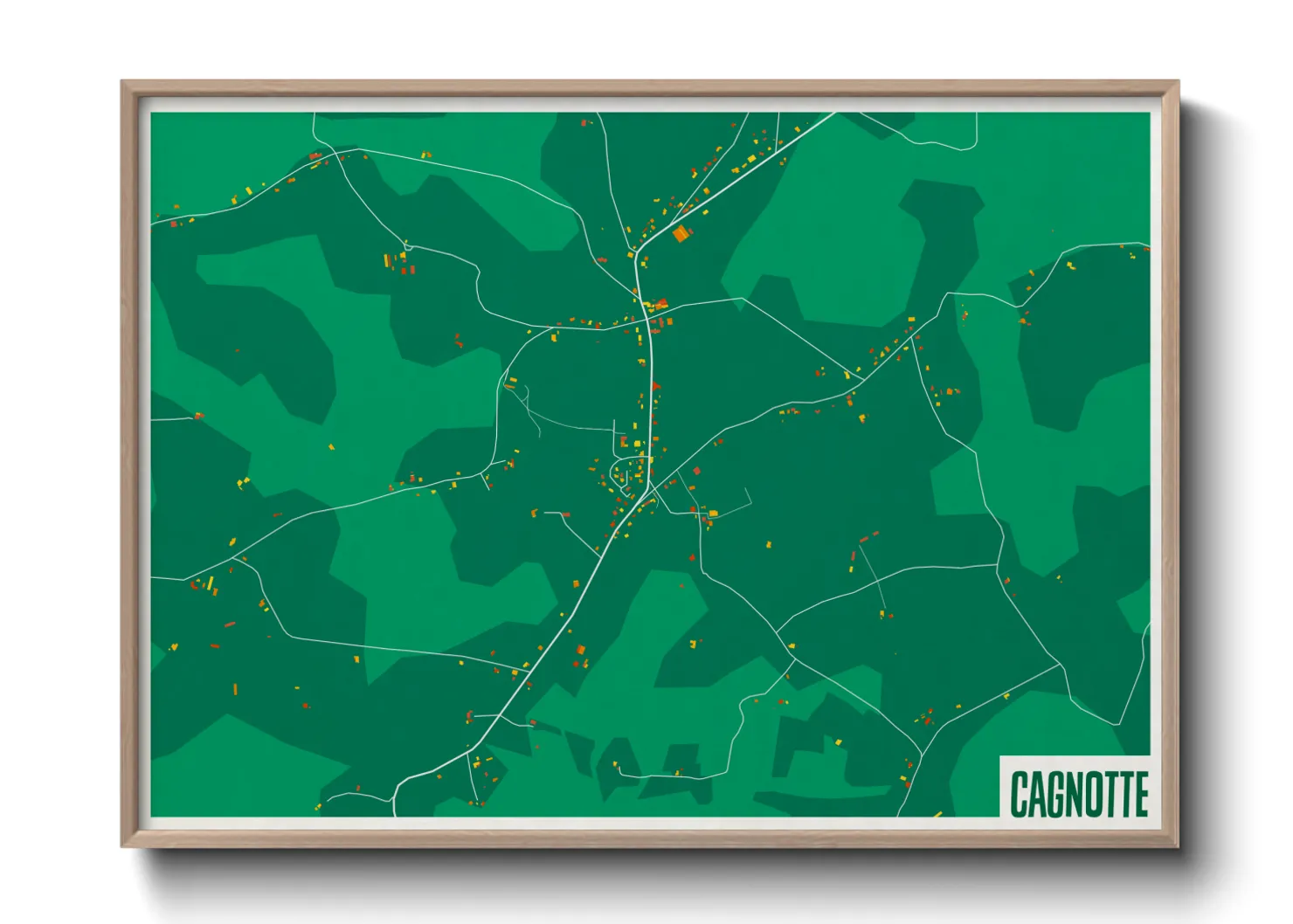 Une affiche de carte sur Cagnotte