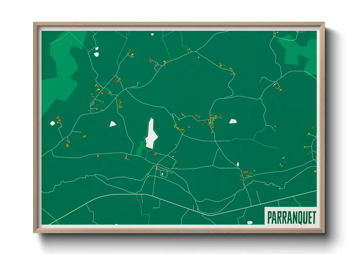 Une affiche de carte sur Parranquet