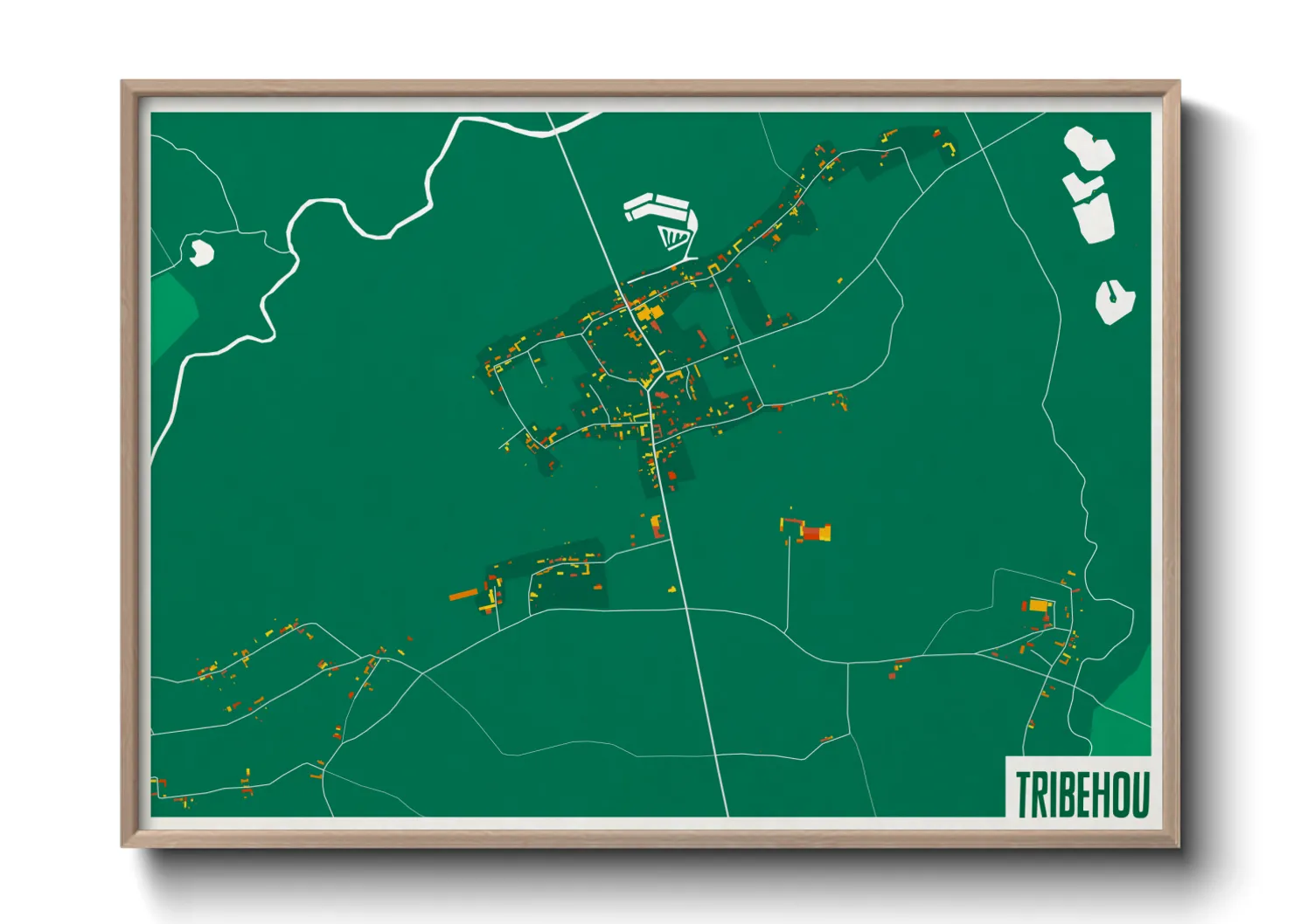 Une affiche de carte sur Tribehou