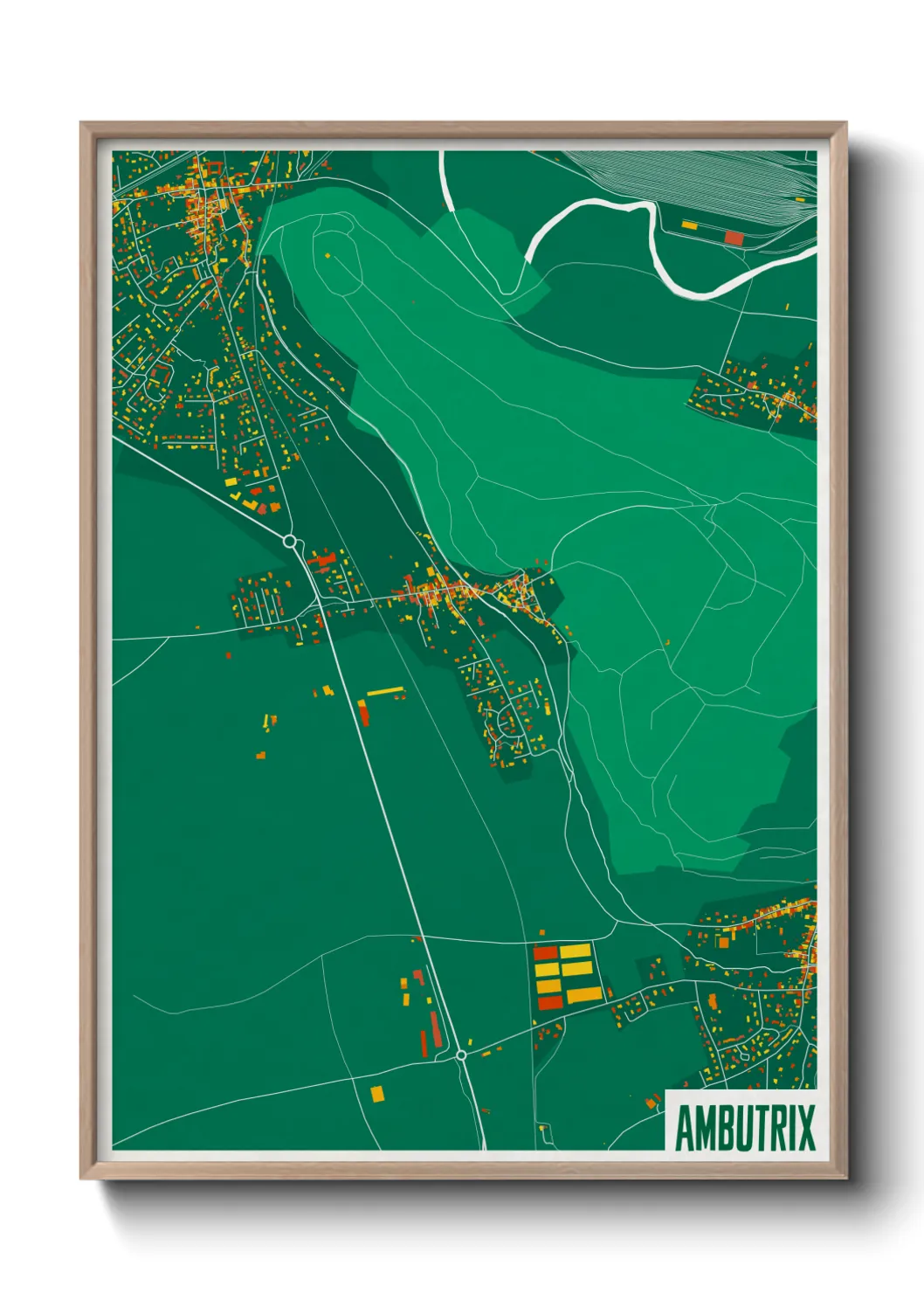 Une affiche de carte sur Ambutrix