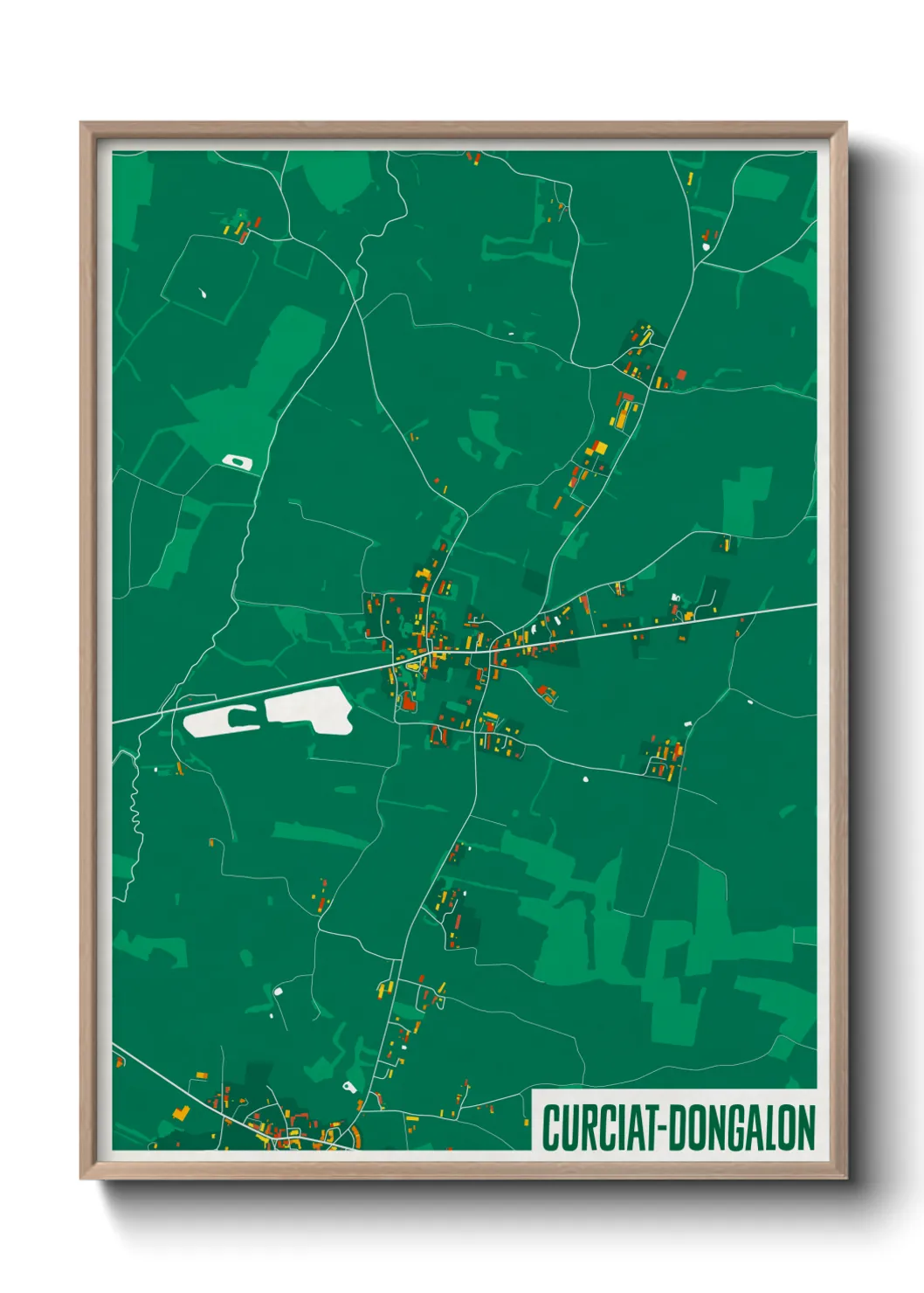 Un poster carteCurciat-Dongalon