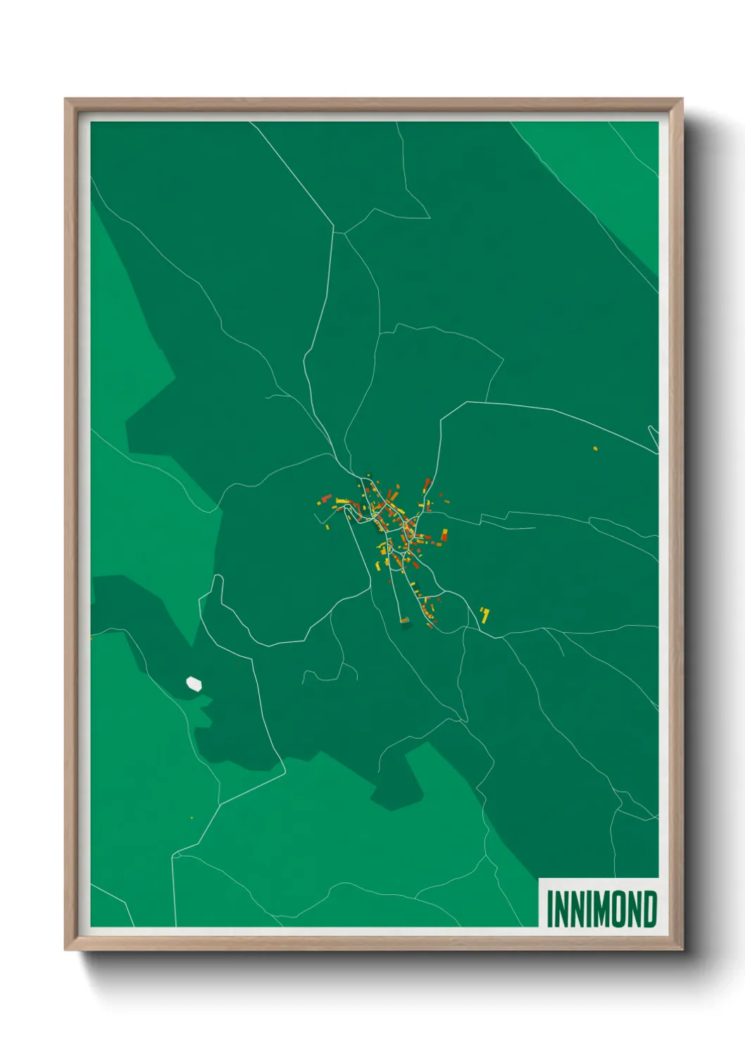 Une affiche de carte sur Innimond