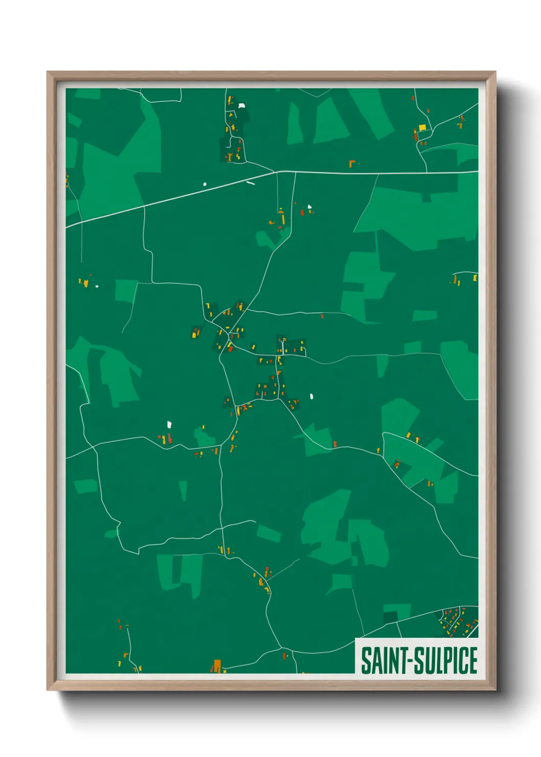 Un poster carteSaint-Sulpice