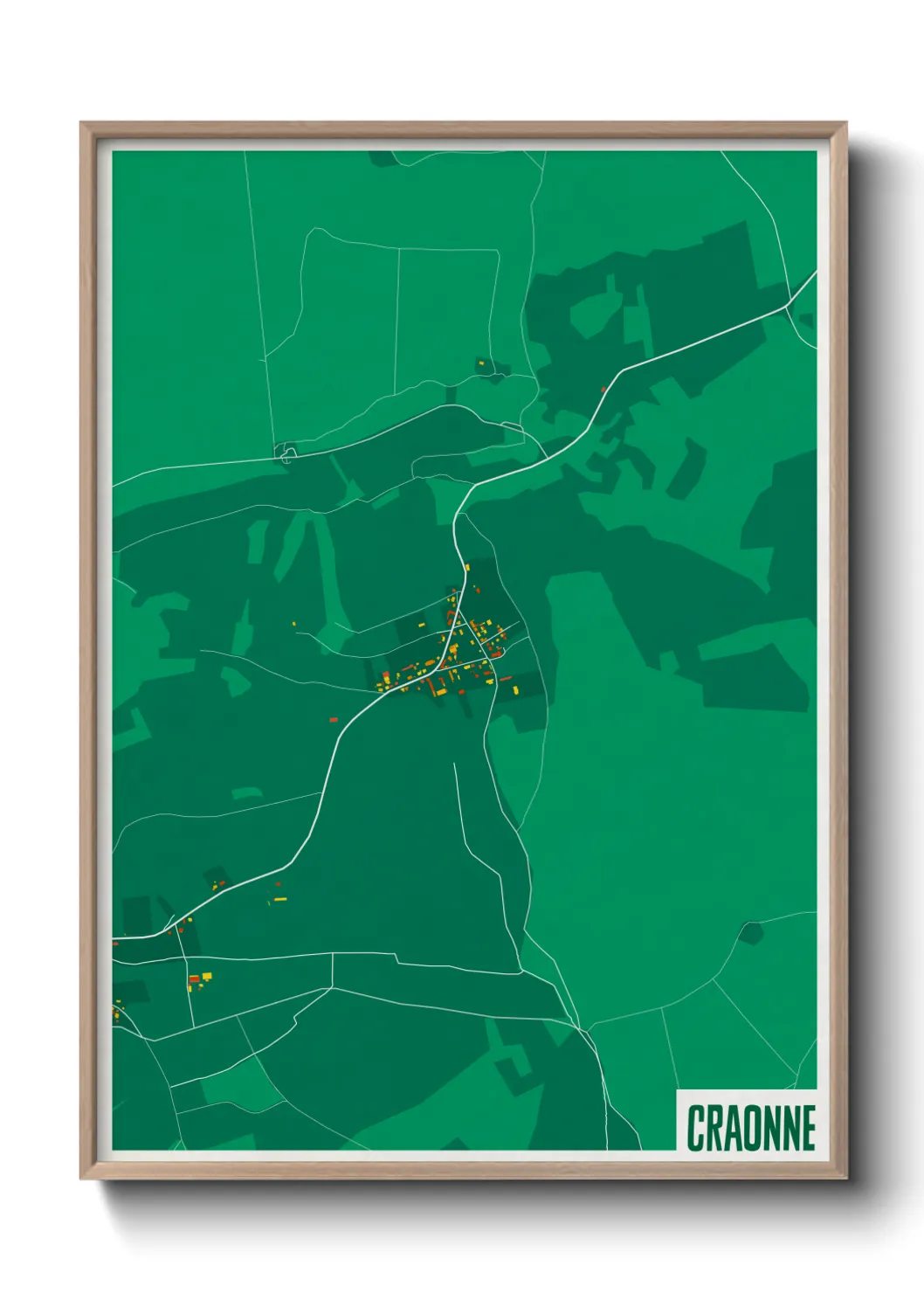 Une affiche de carte sur Craonne