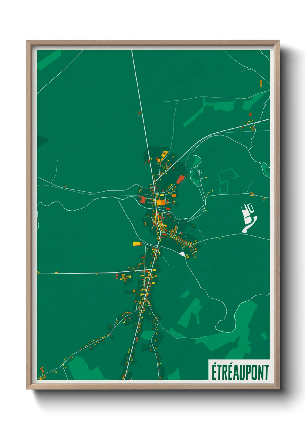 Un poster carteÉtréaupont