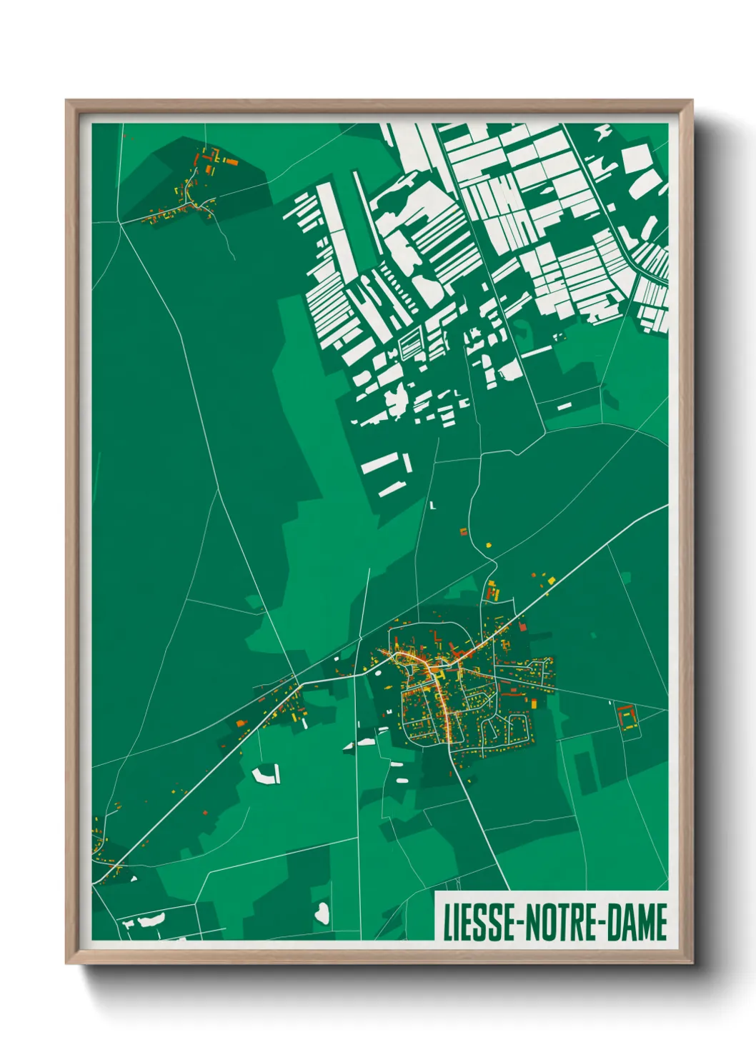 Un poster carteLiesse-Notre-Dame