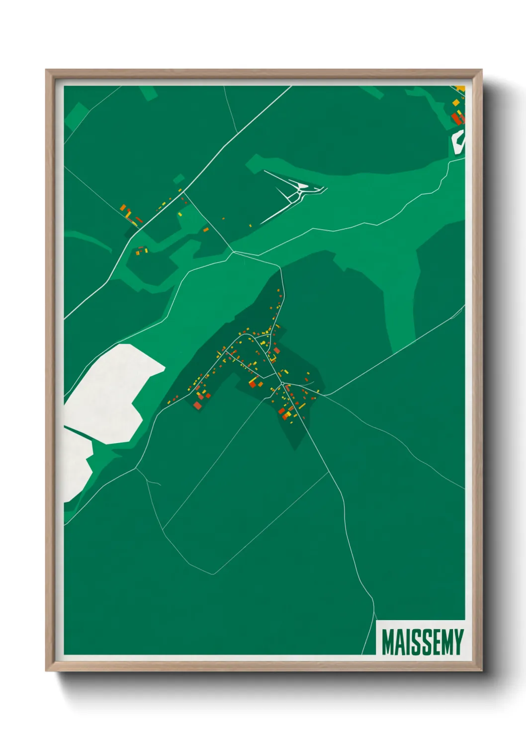 Une affiche de carte sur Maissemy
