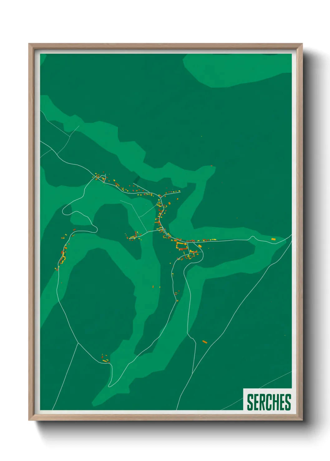 Une affiche de carte sur Serches