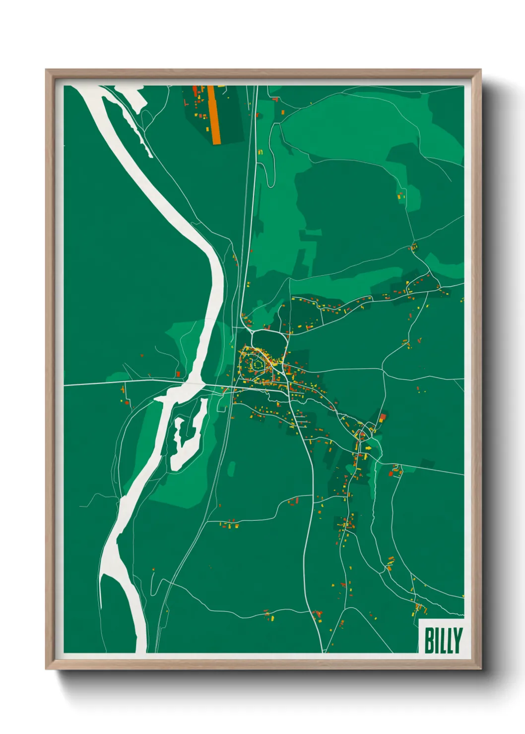 Une affiche de carte sur Billy