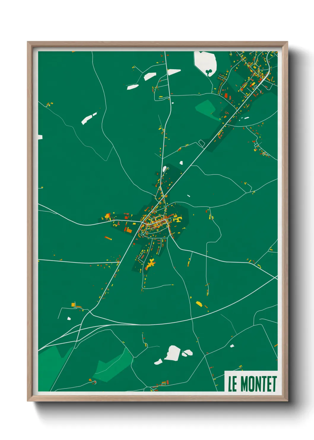 Un poster carteLe Montet
