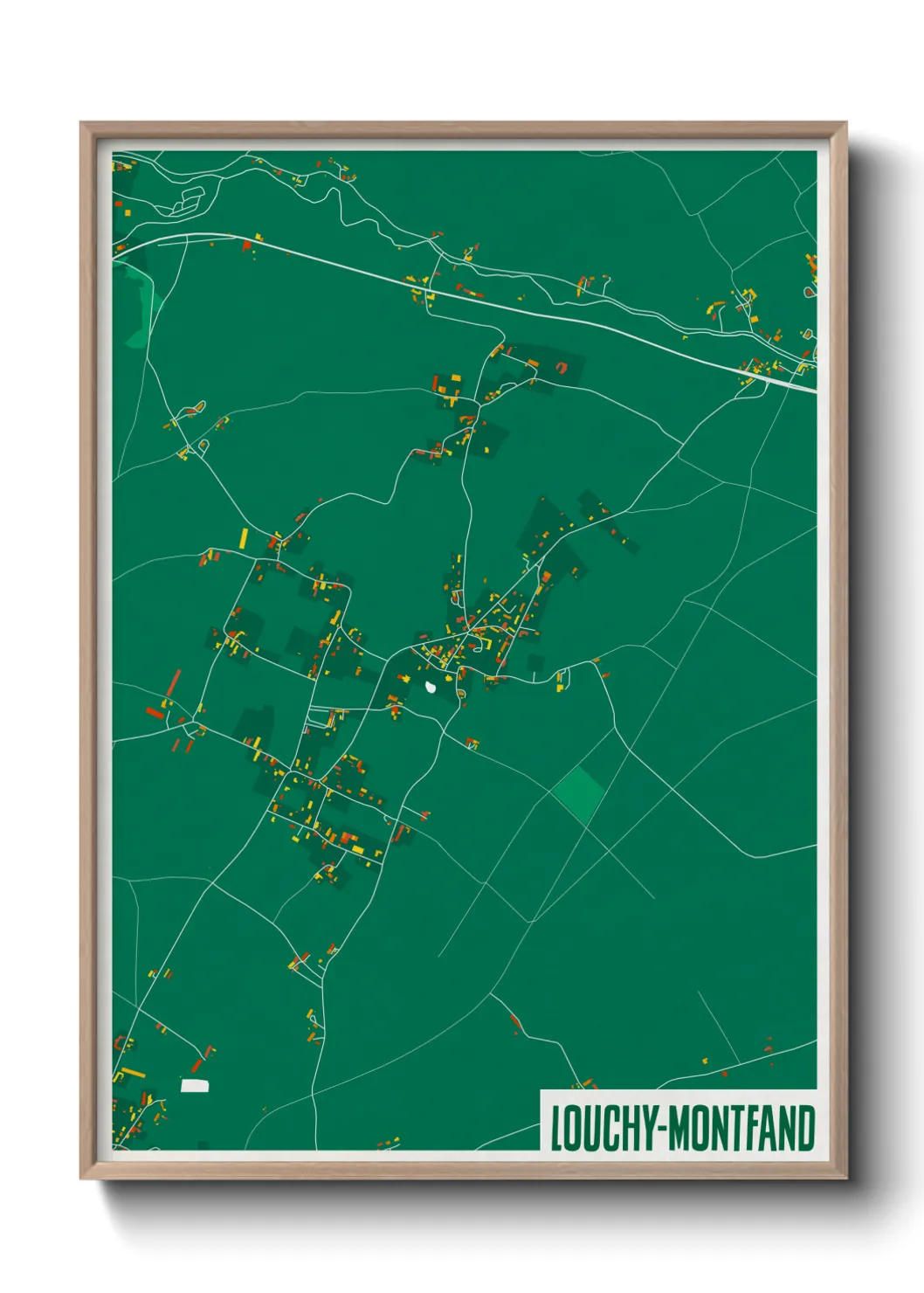 Un poster carteLouchy-Montfand