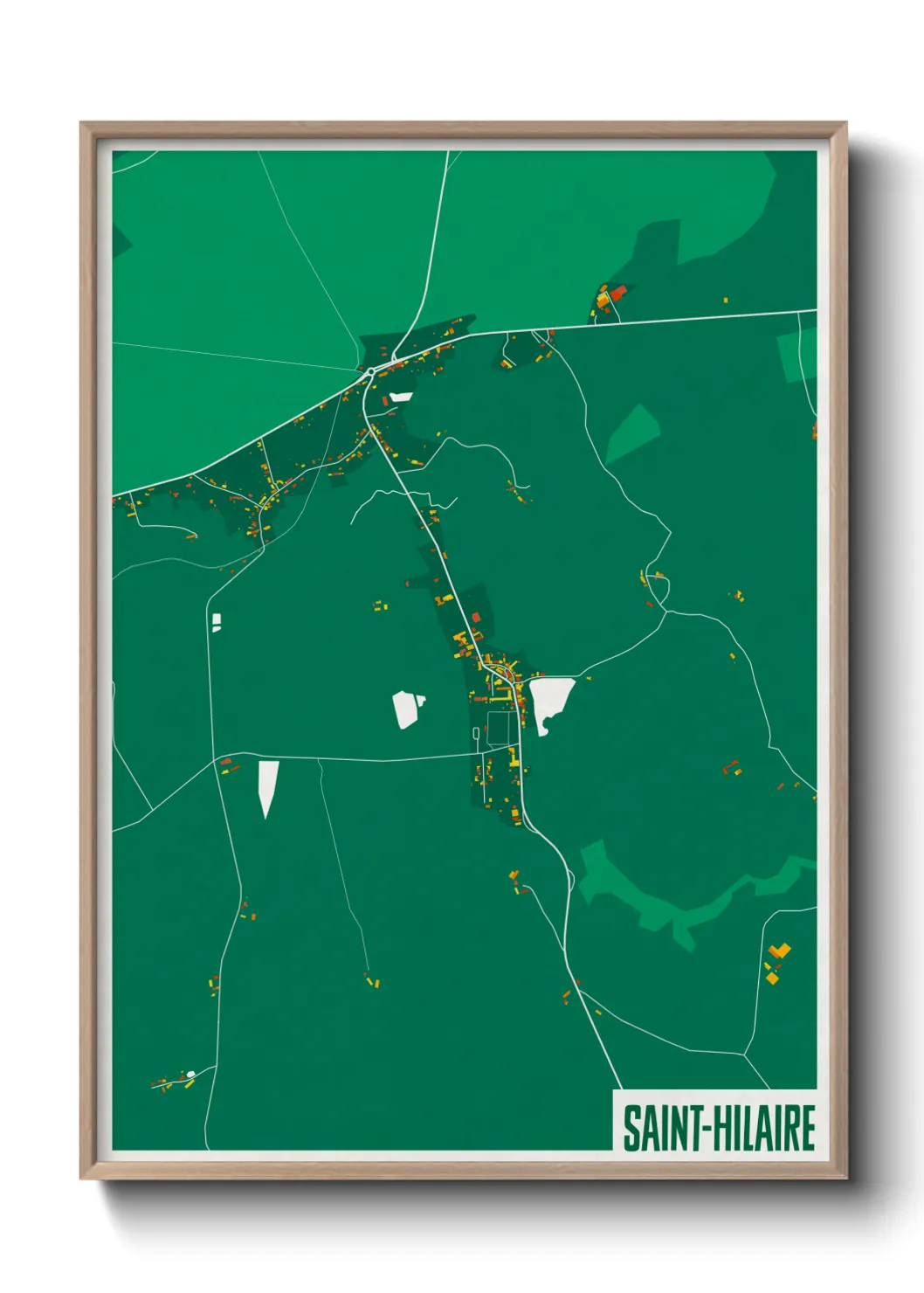 Un poster carteSaint-Hilaire