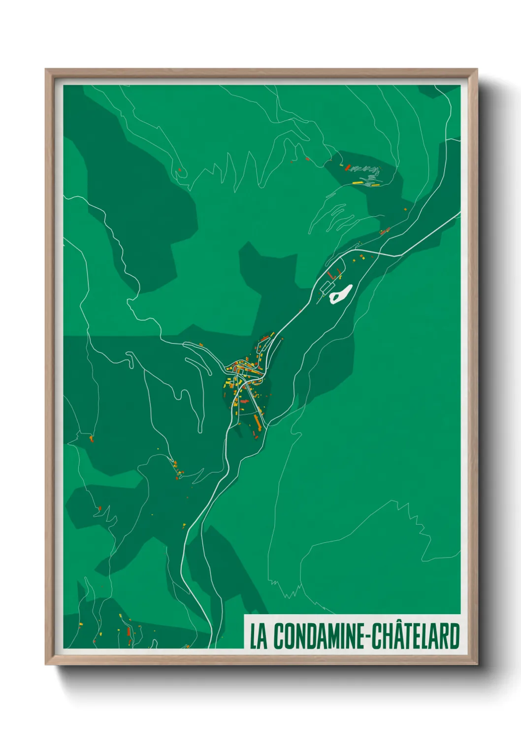 Un poster carteLa Condamine-Châtelard