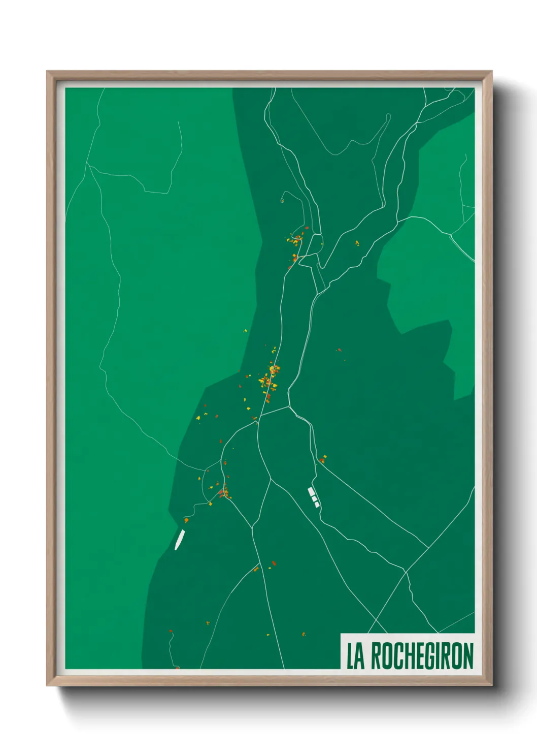 Un poster carteLa Rochegiron