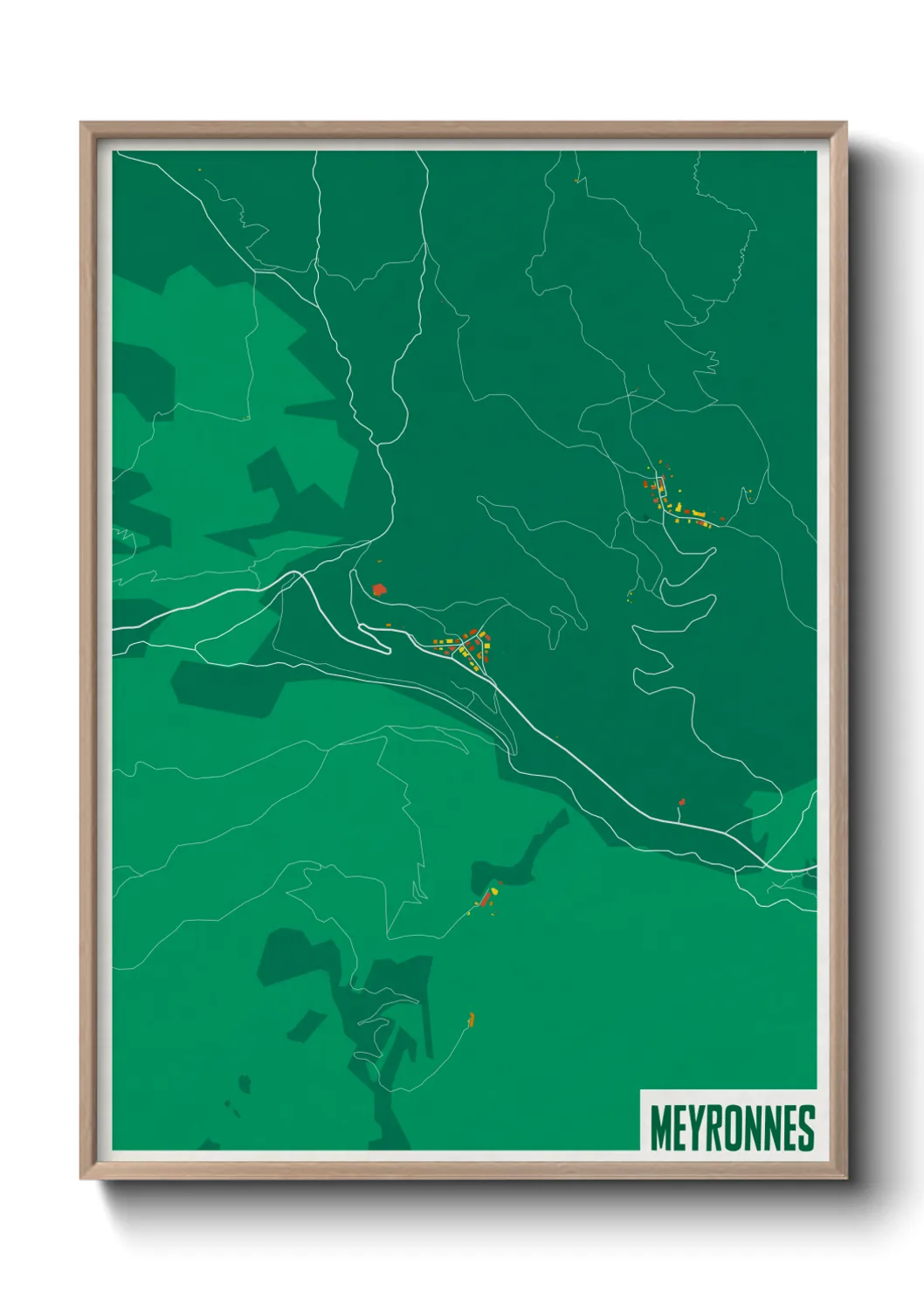 Un poster carteMeyronnes