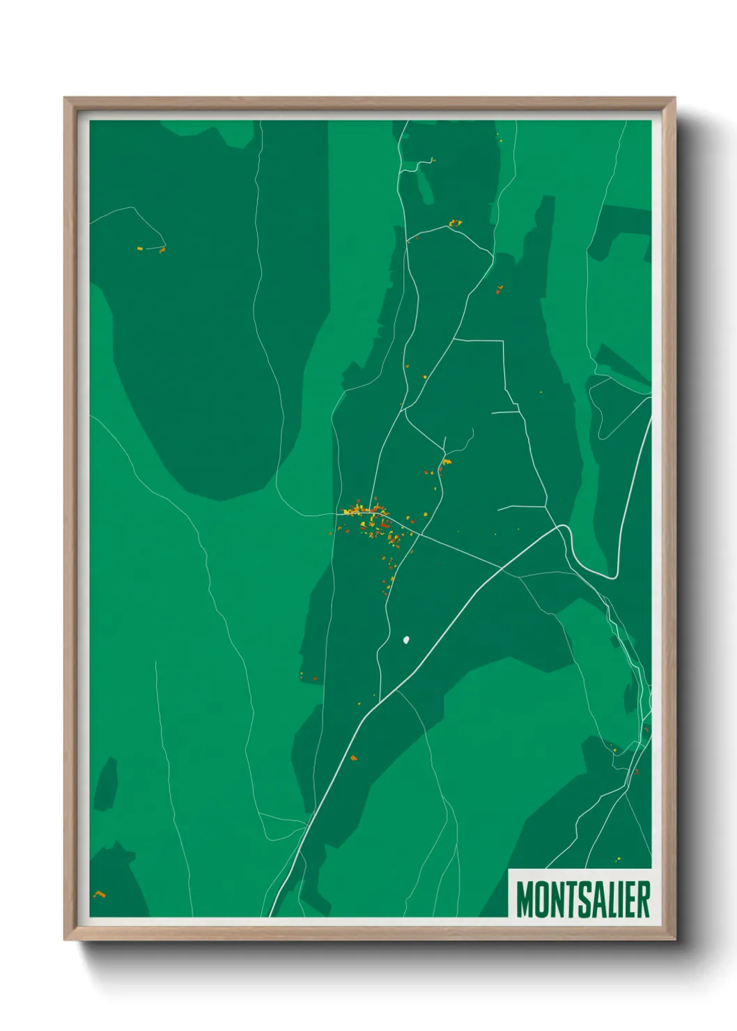 Un poster carteMontsalier