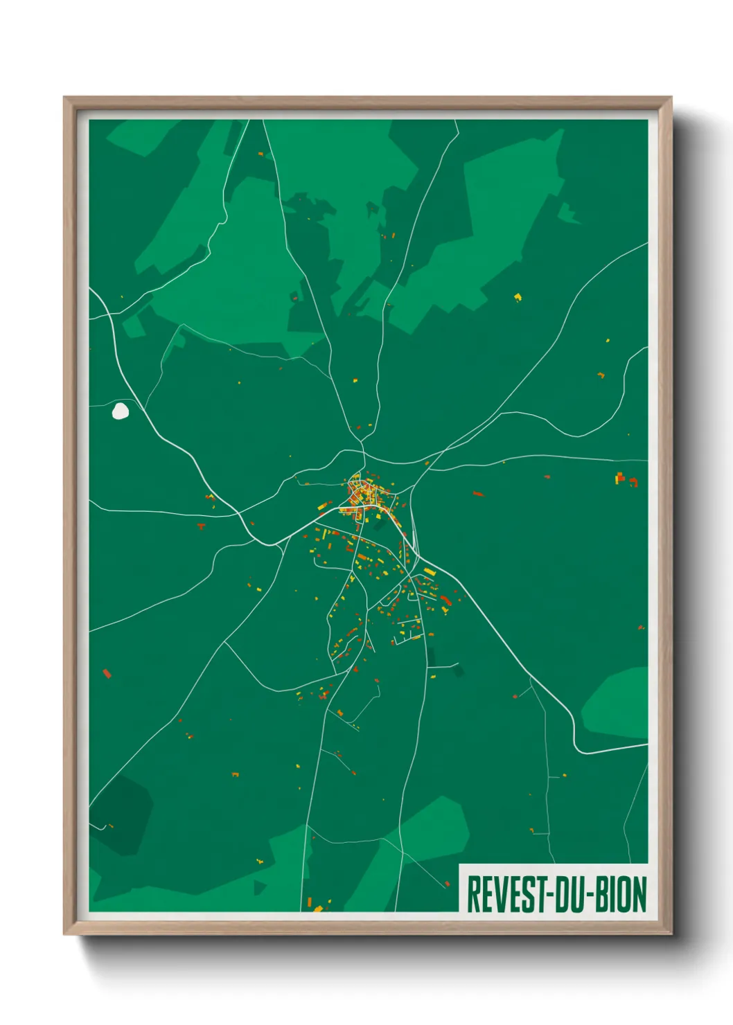 Un poster carteRevest-du-Bion