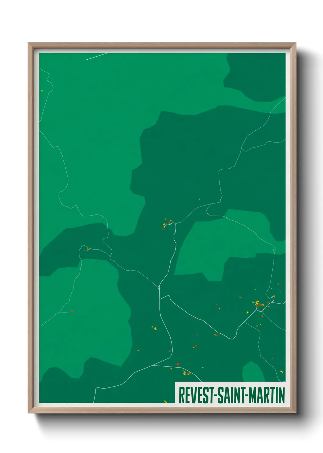 Un poster carteRevest-Saint-Martin