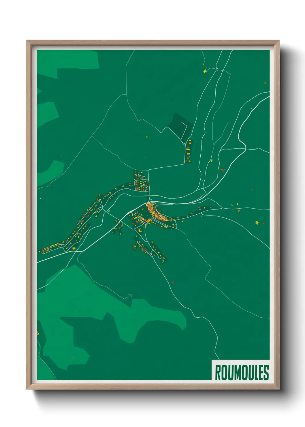 Un poster carteRoumoules