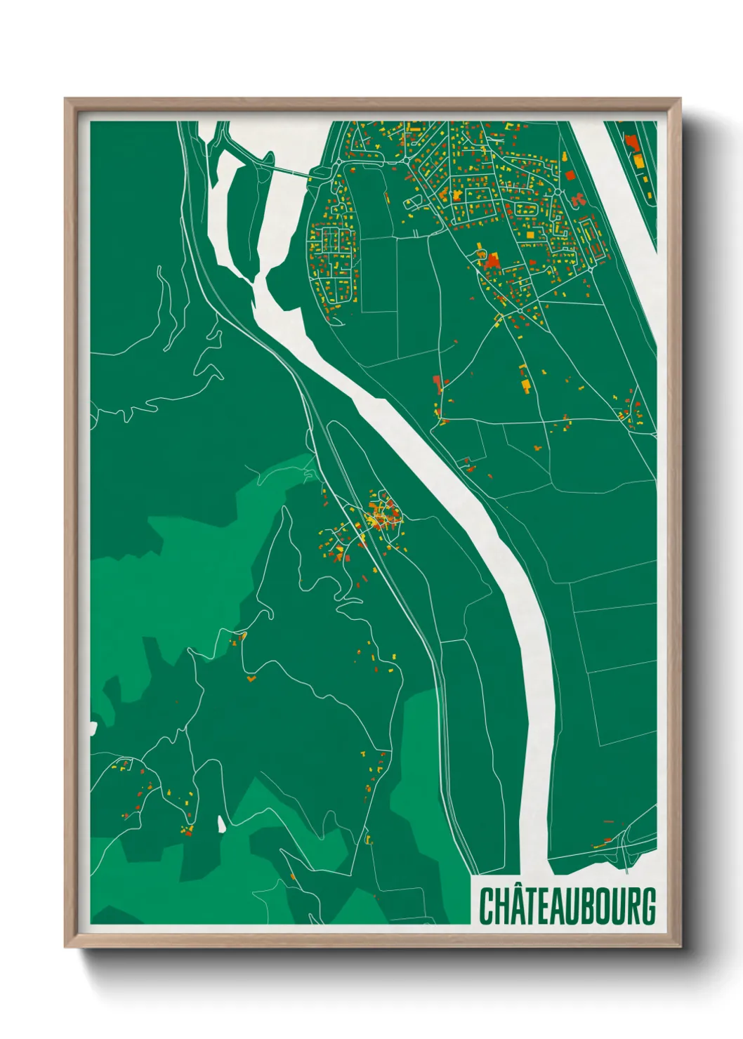 Un poster carteChâteaubourg