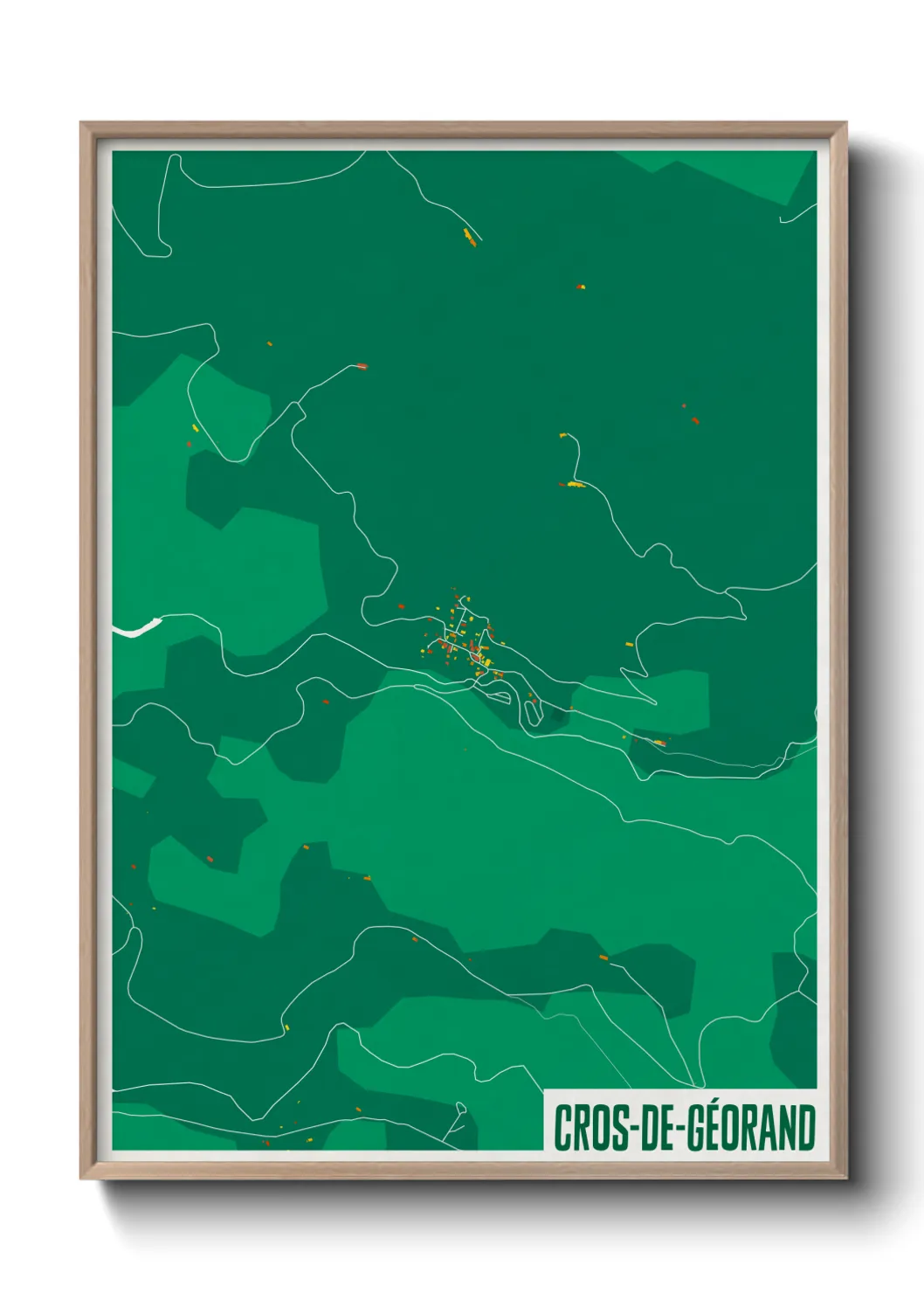 Un poster carteCros-de-Géorand