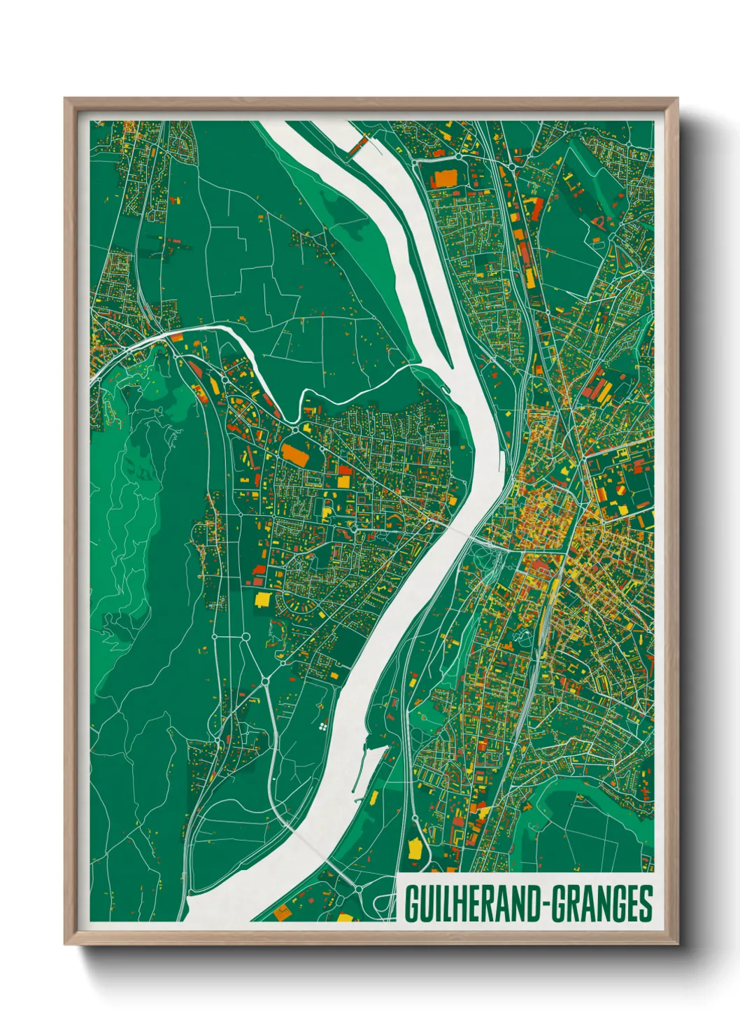 Un poster carteGuilherand-Granges