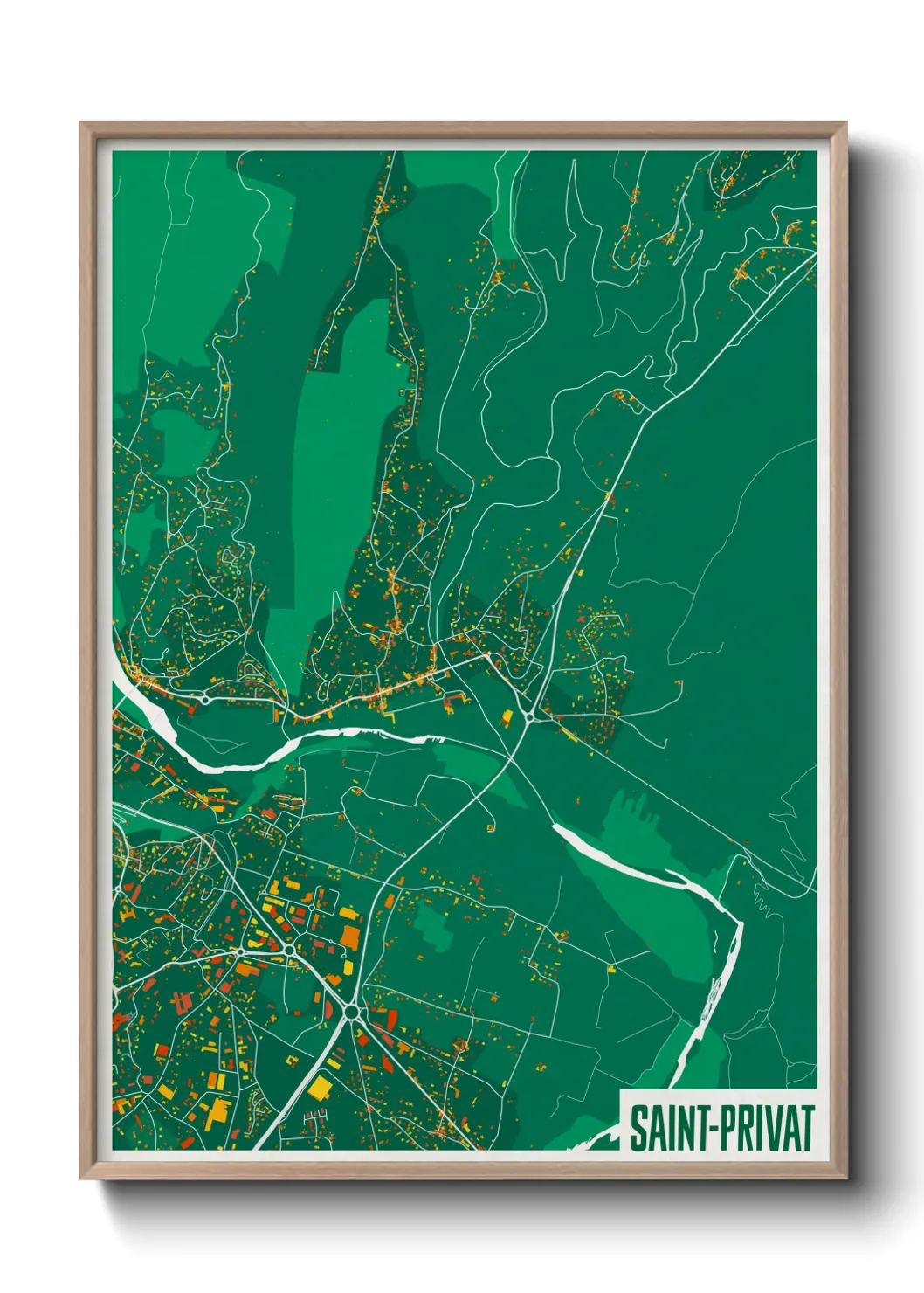 Un poster carteSaint-Privat
