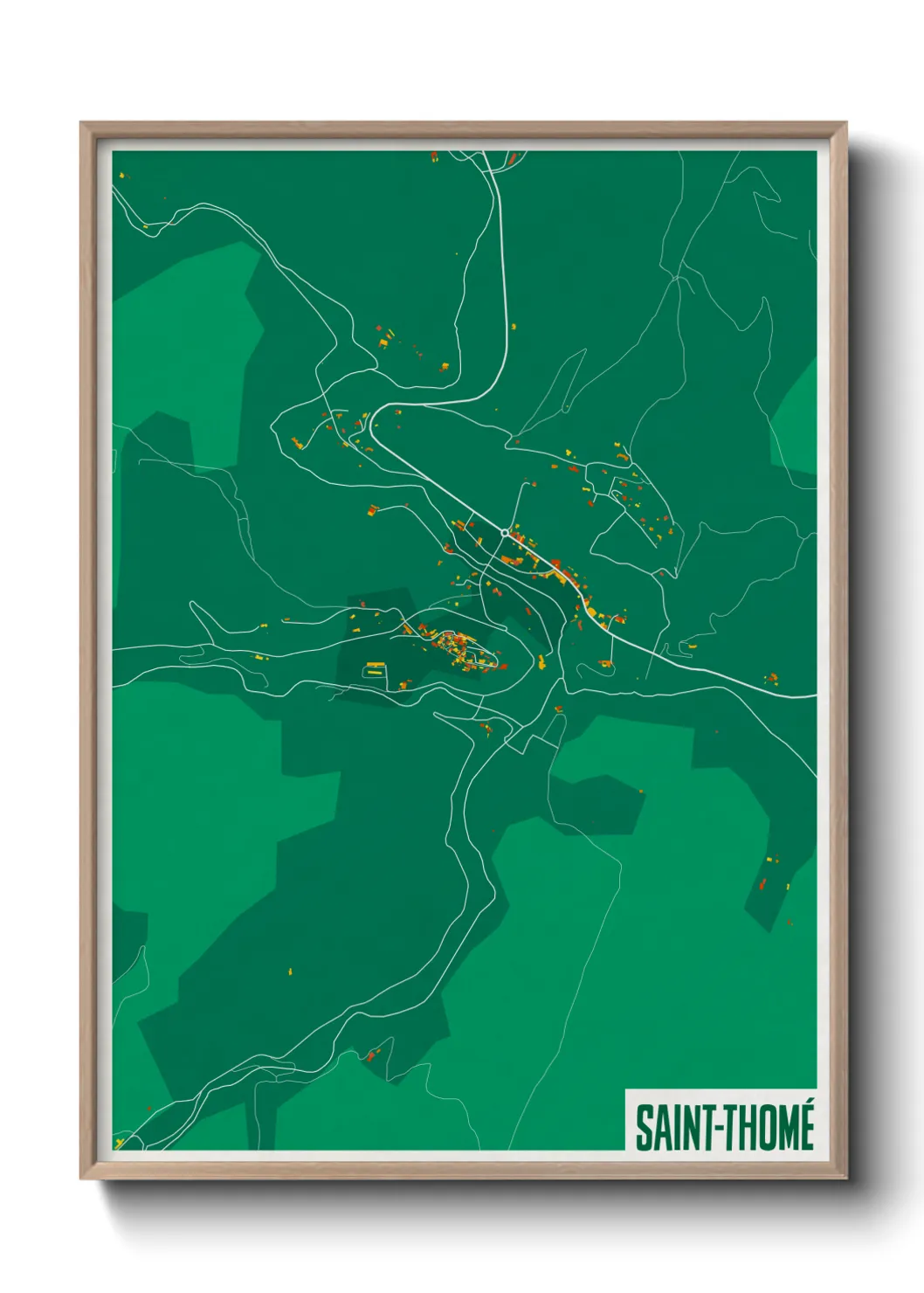 Un poster carteSaint-Thomé