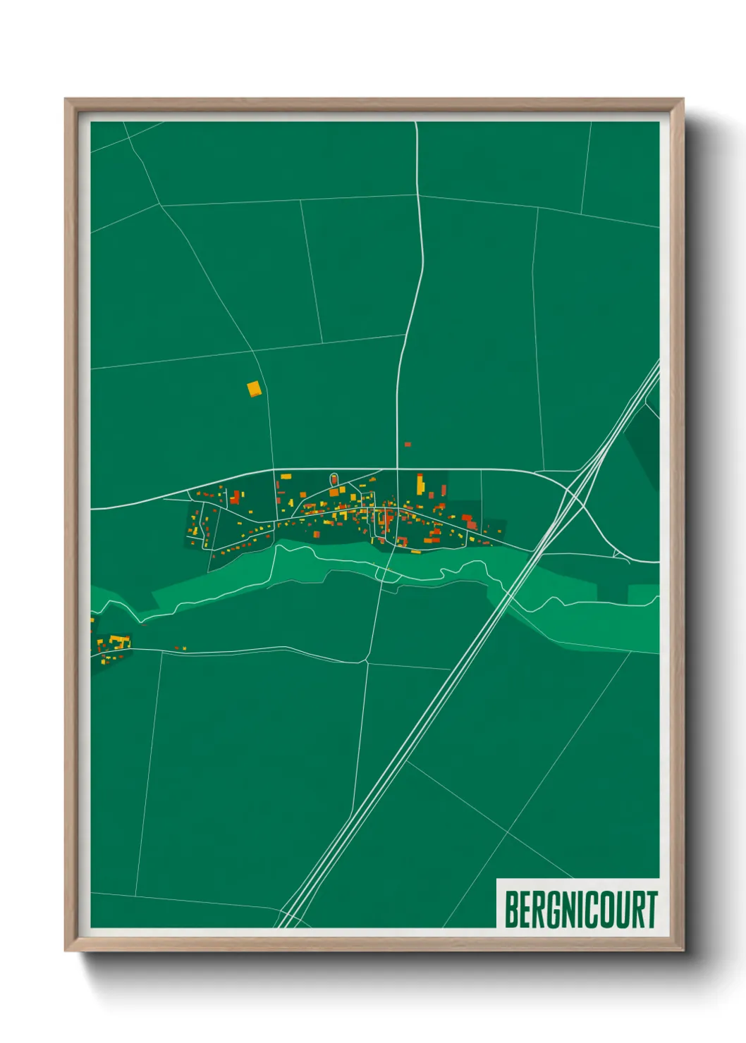 Un poster carteBergnicourt