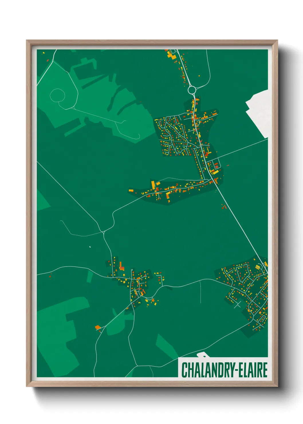 Un poster carteChalandry-Elaire