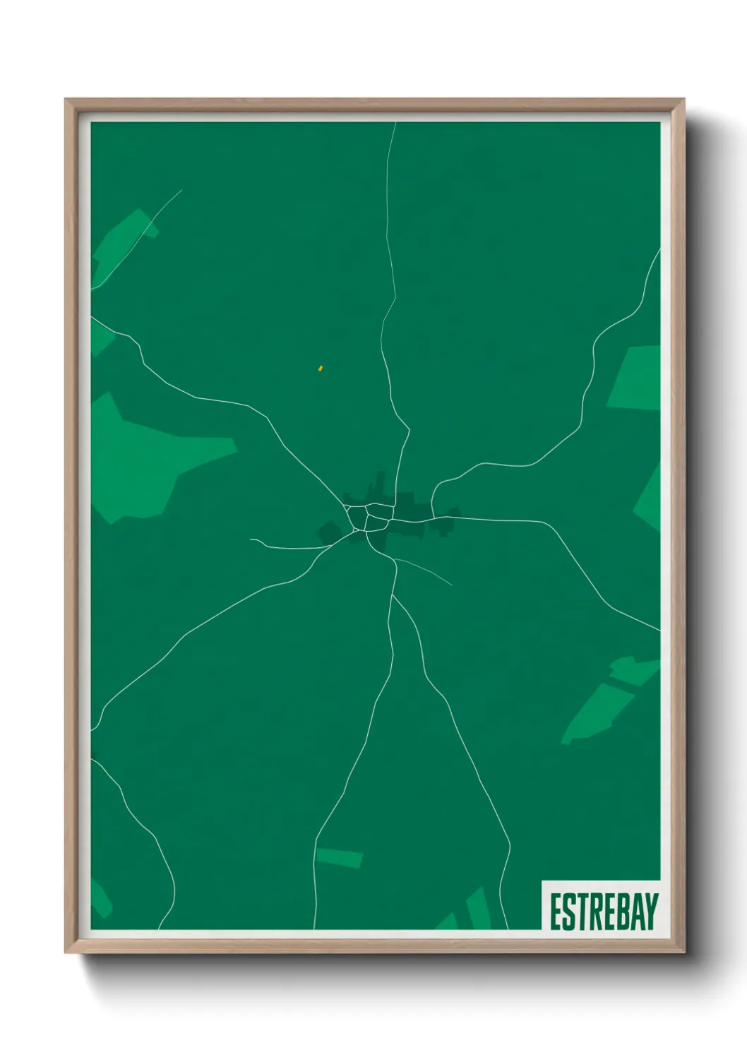 Une affiche de carte sur Estrebay