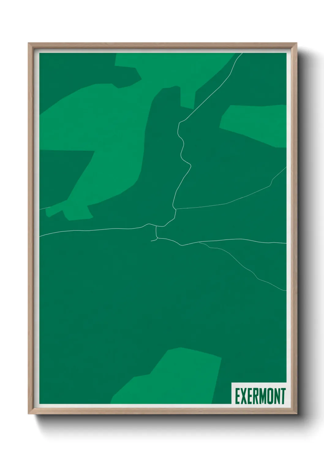 Une affiche de carte sur Exermont