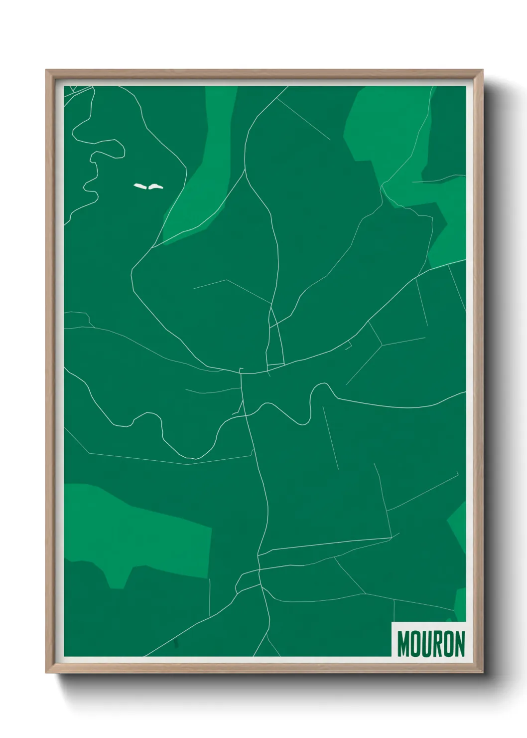 Une affiche de carte sur Mouron