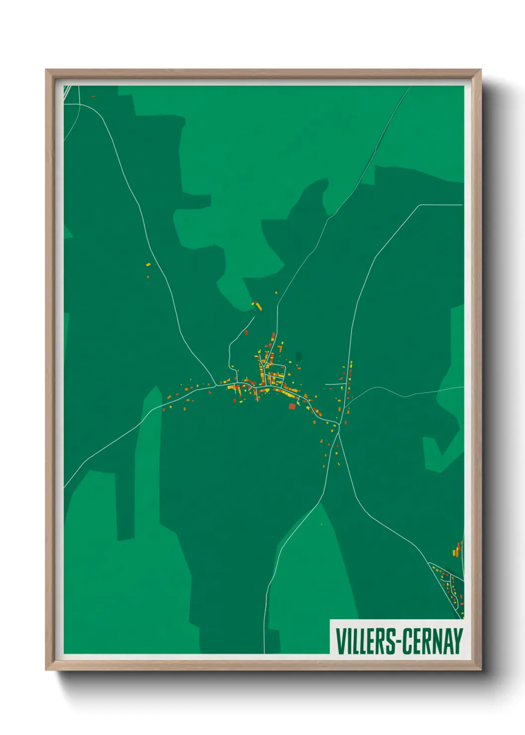 Un poster carteVillers-Cernay