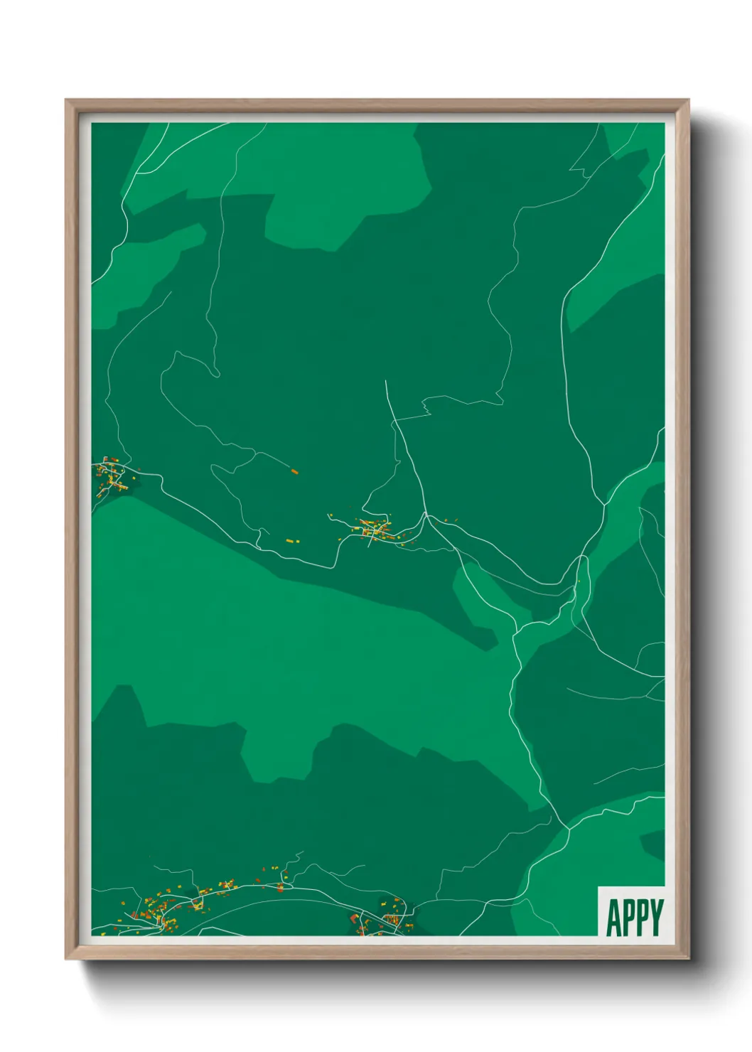 Une affiche de carte sur Appy