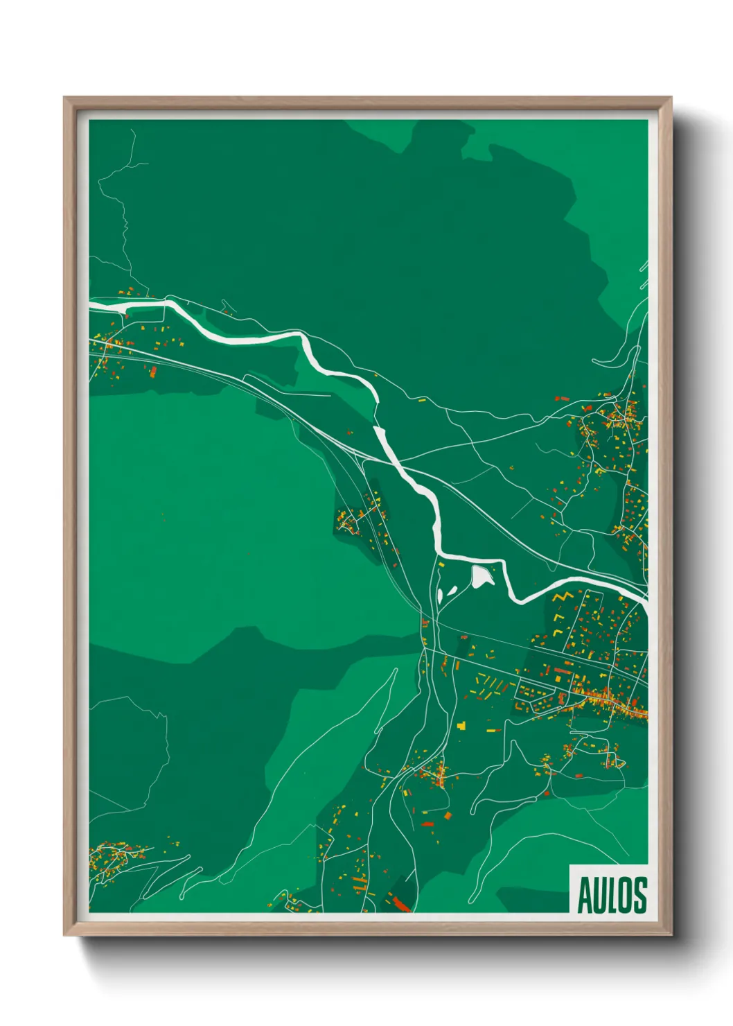 Une affiche de carte sur Aulos