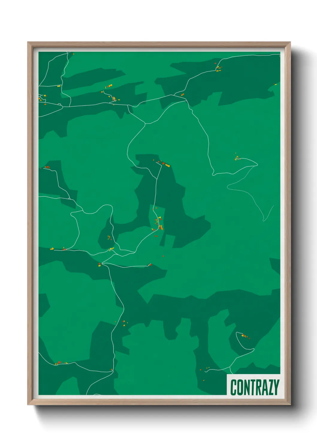 Une affiche de carte sur Contrazy