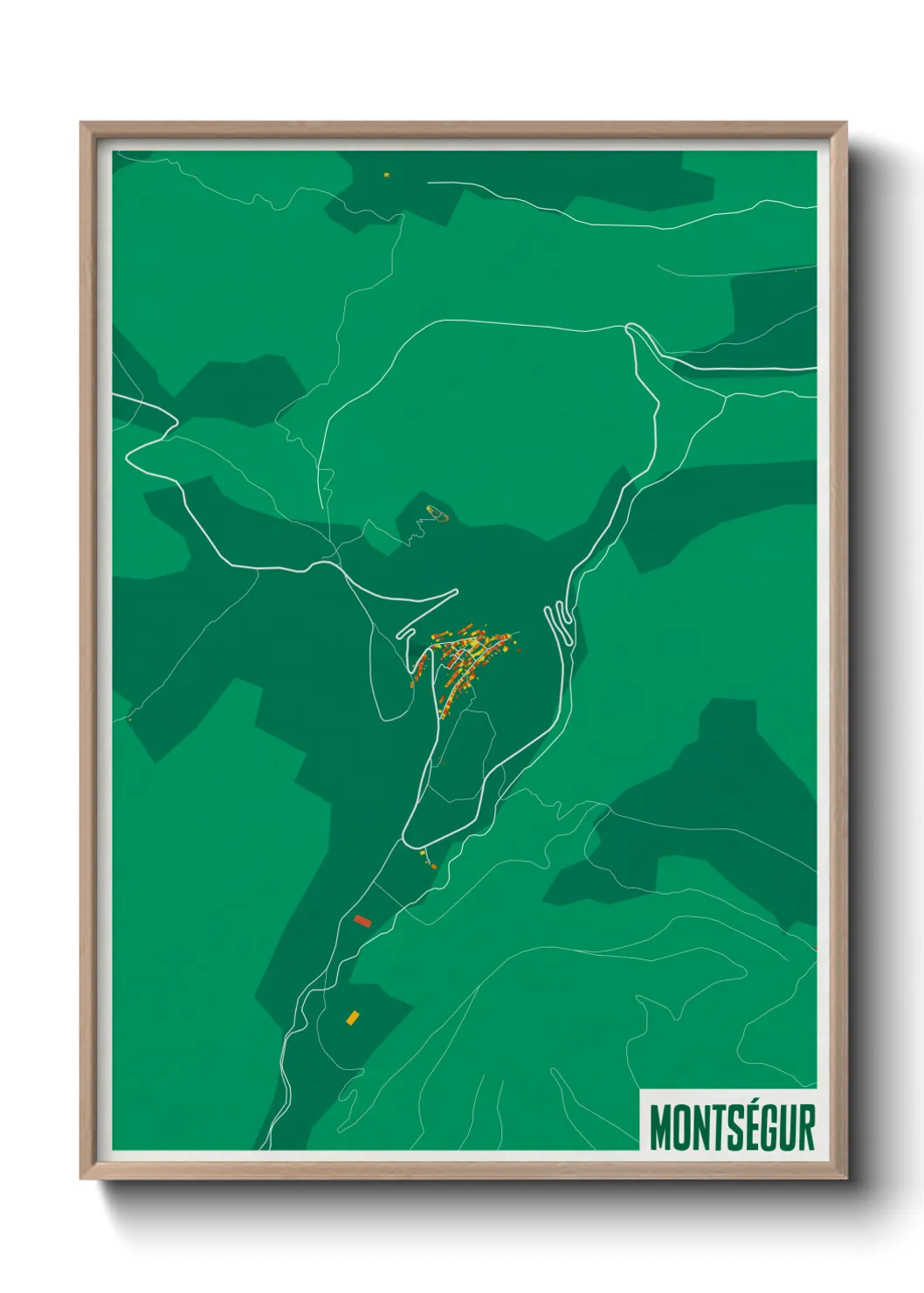 Un poster carteMontségur