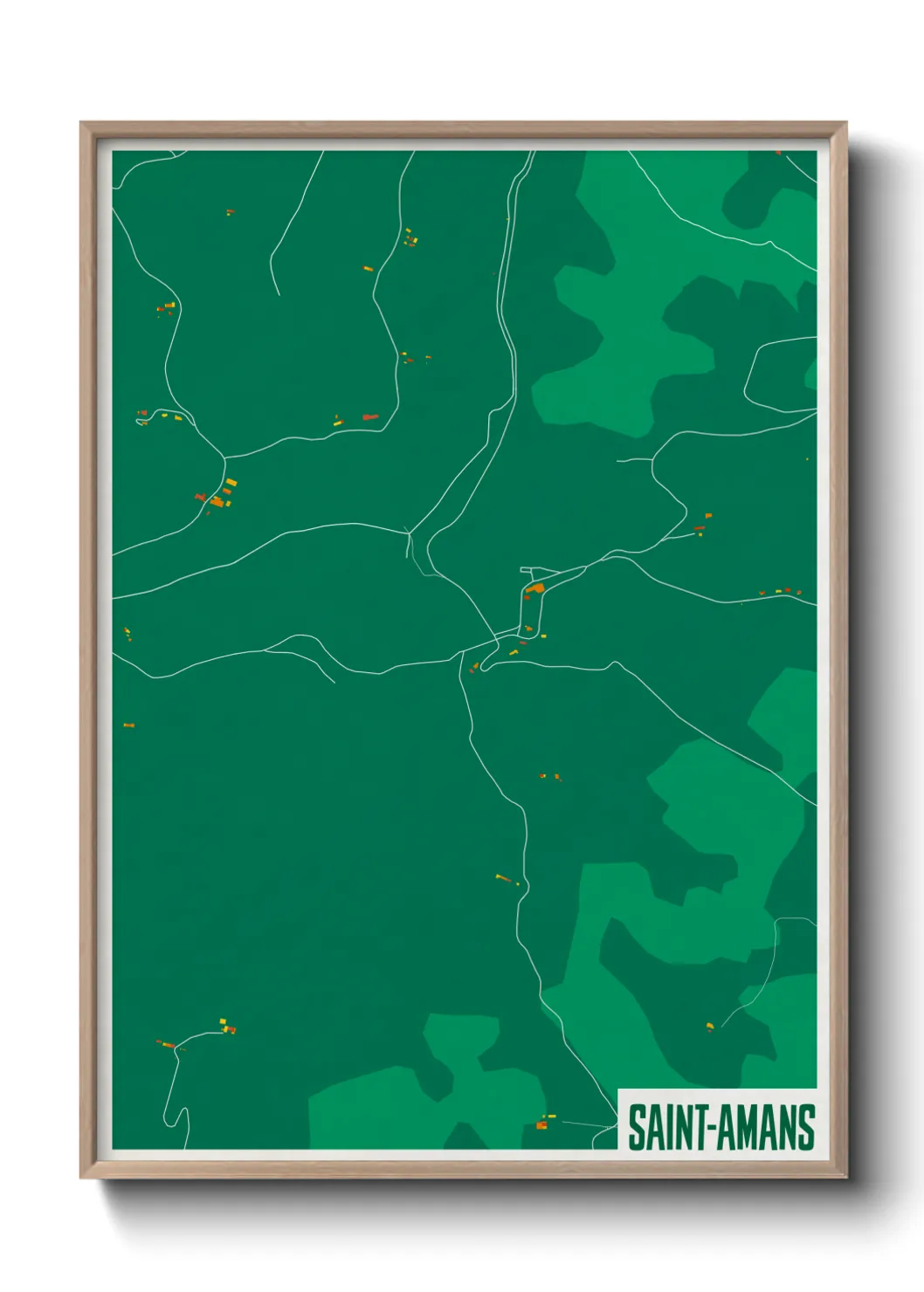 Un poster carteSaint-Amans