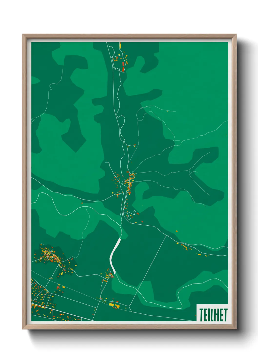 Un poster carteTeilhet