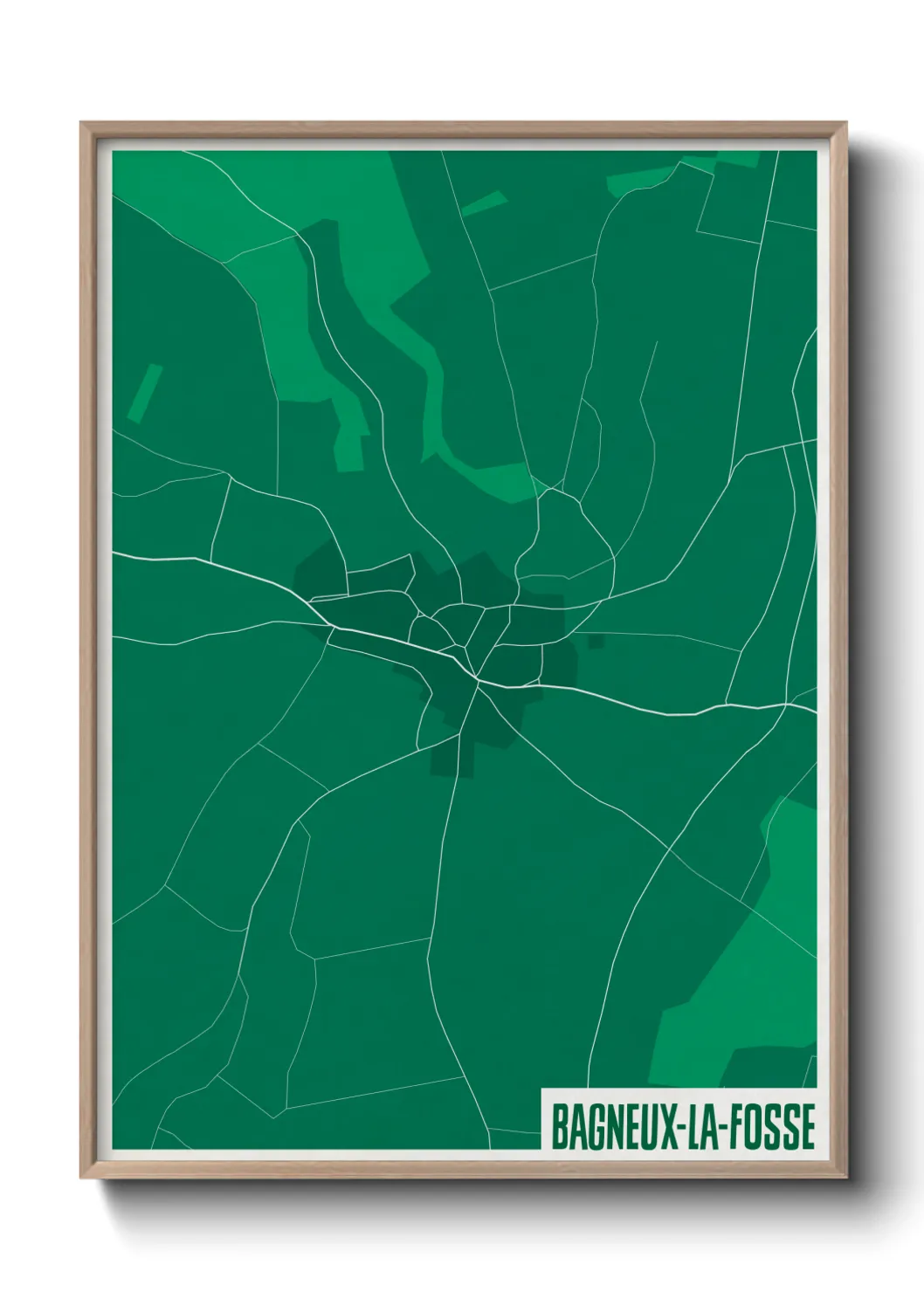 Un poster carteBagneux-la-Fosse