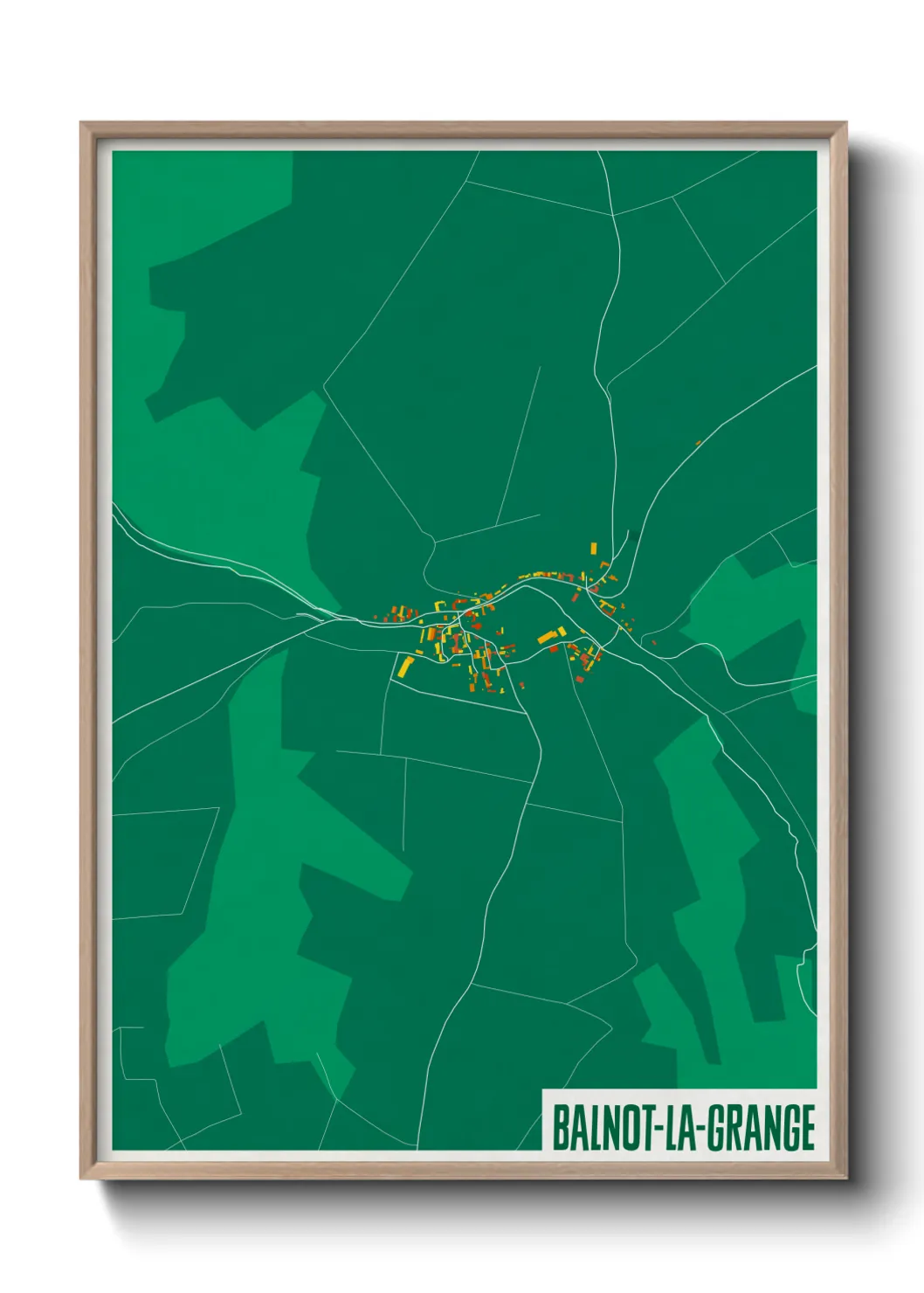 Un poster carteBalnot-la-Grange